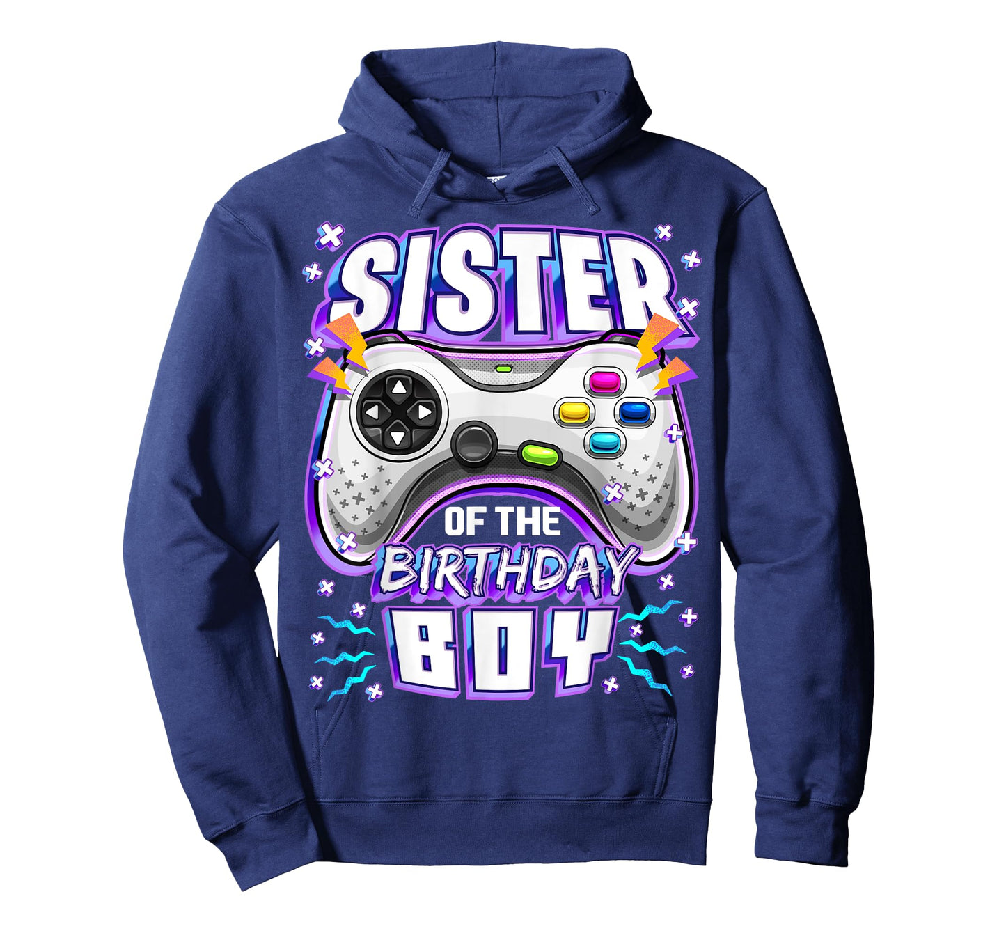 Sister of the Birthday Boy Matching Video Gamer Party T-Shirt