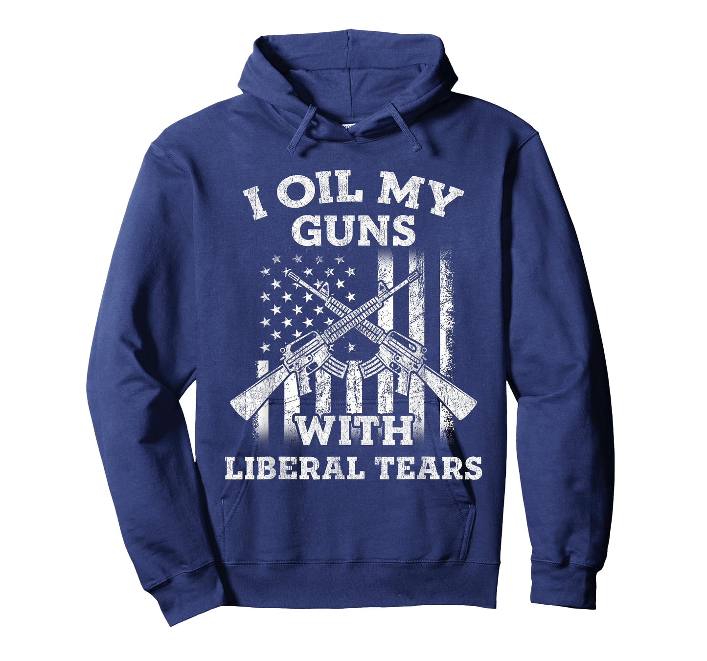 I Oil My Guns With Liberal Tears Vintage Gun Lover T-Shirt