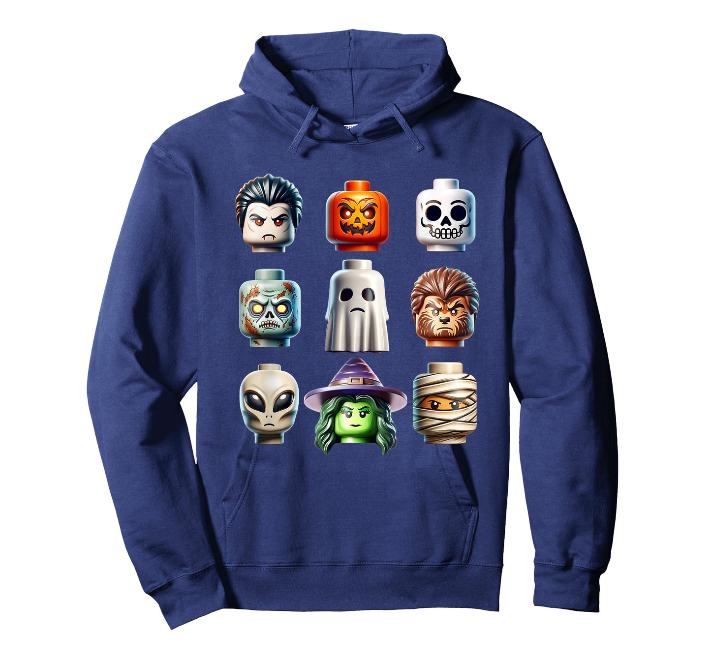 Halloween Building Bricks Costume Pumpkin Matching Family T-Shirt