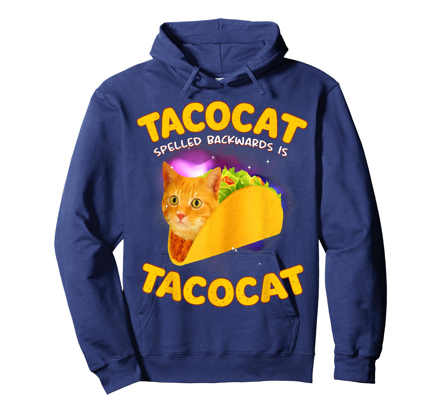 Tacocat Spelled Backward is Tacocat Cat Meme Taco Lover T-Shirt