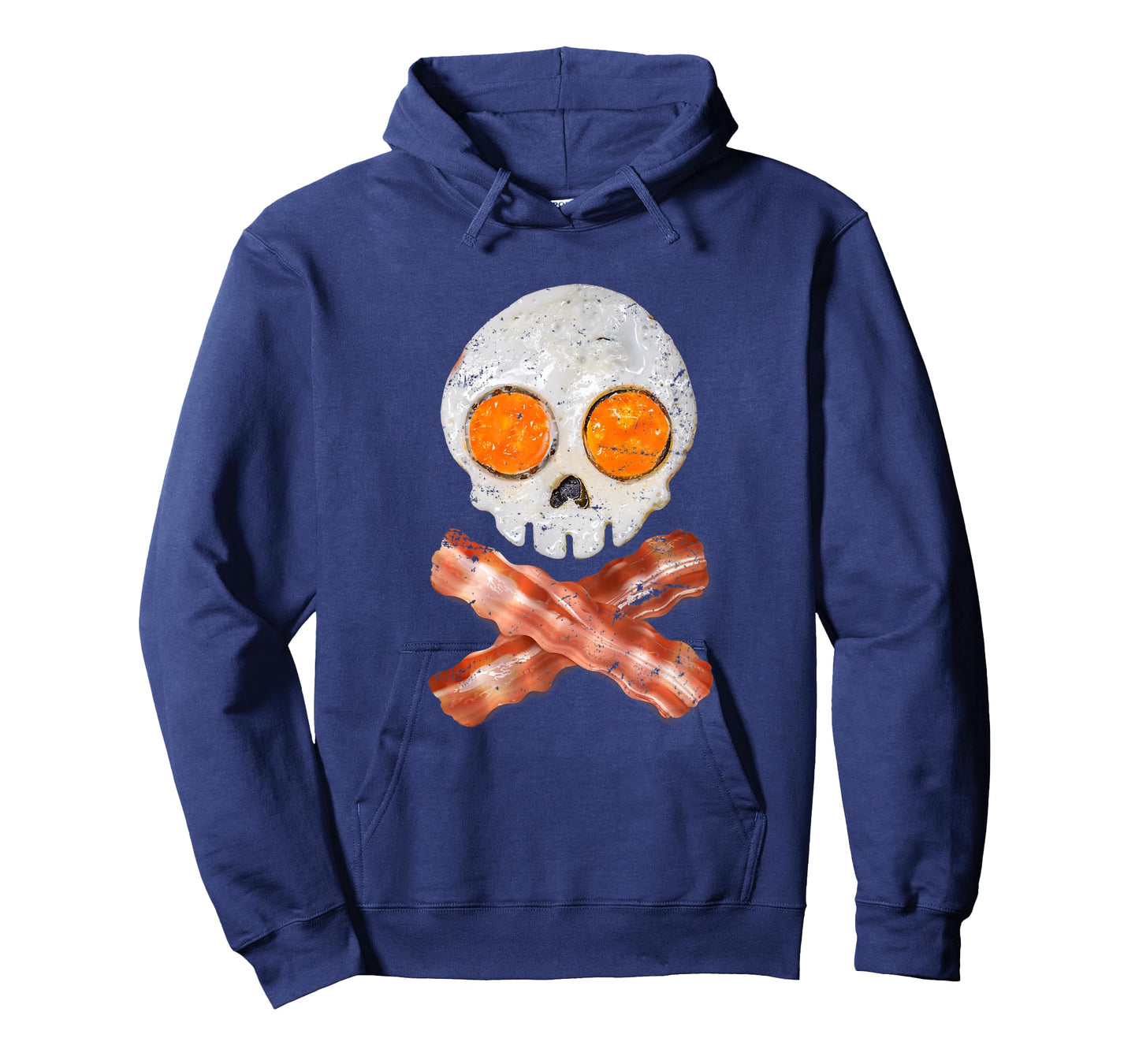 Bacon Egg Breakfast Ghoul Skull Gift Halloween T-Shirt