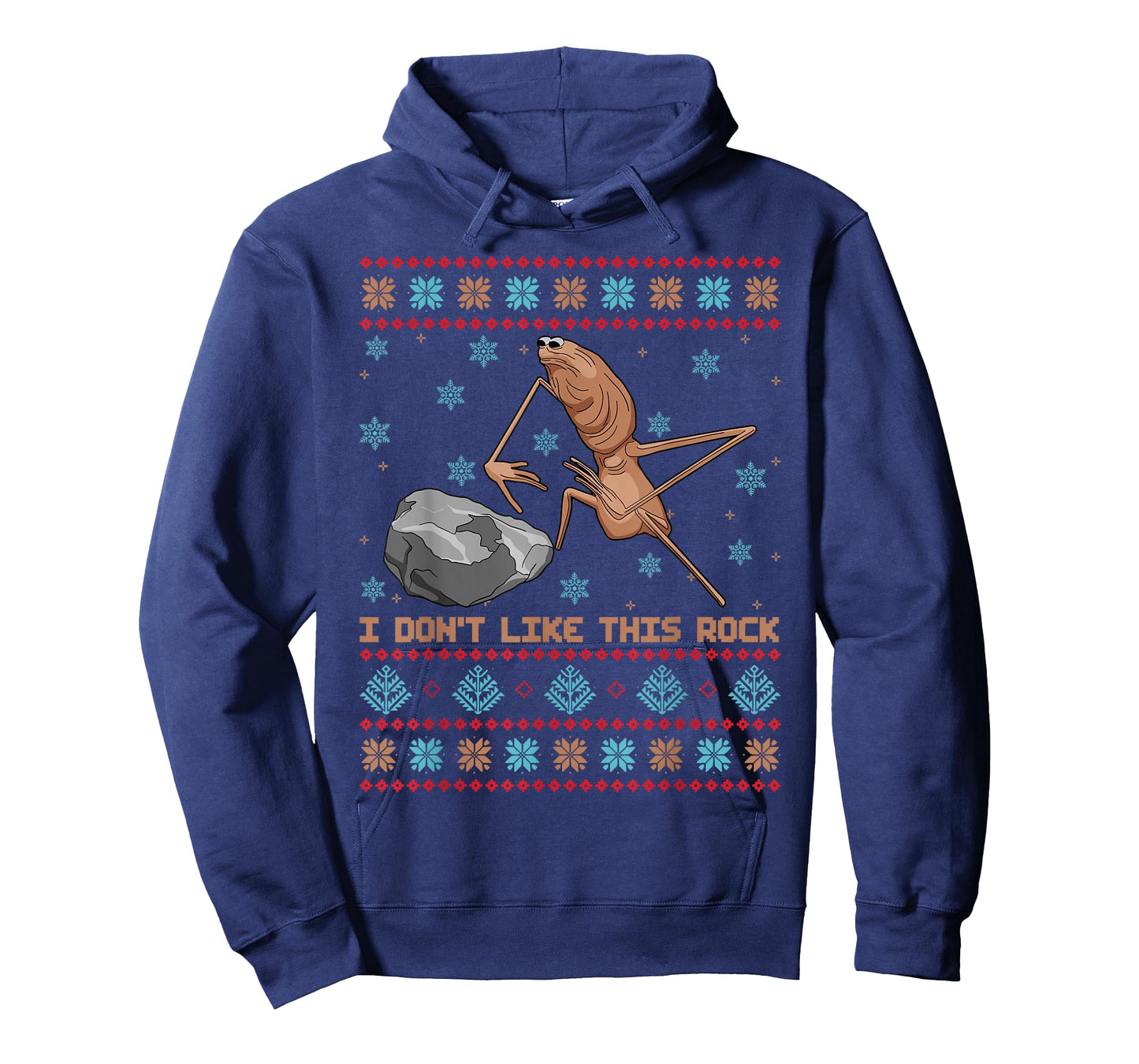 I Don't Like This Rock Marcus The Worm Ugly Sweater Xmas T-Shirt