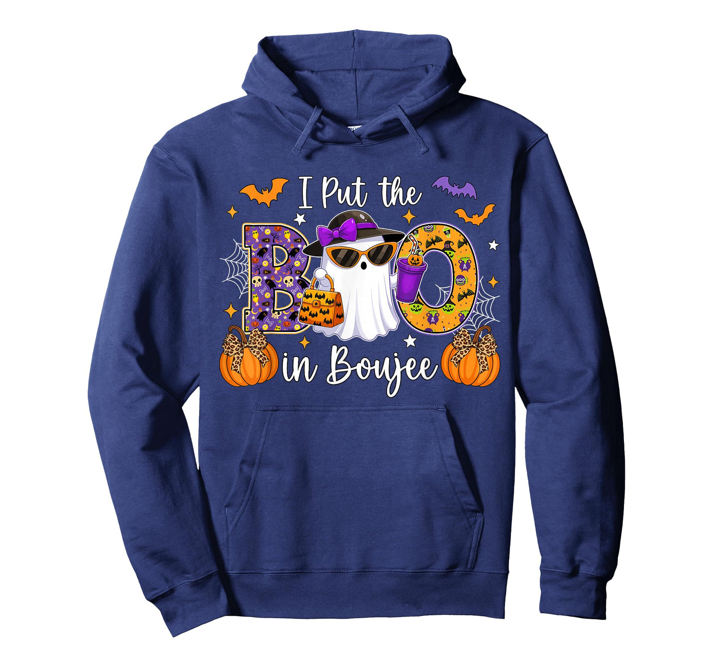 I Put The Boo In Boojee Cute Ghost Halloween Women Men Kids T-Shirt
