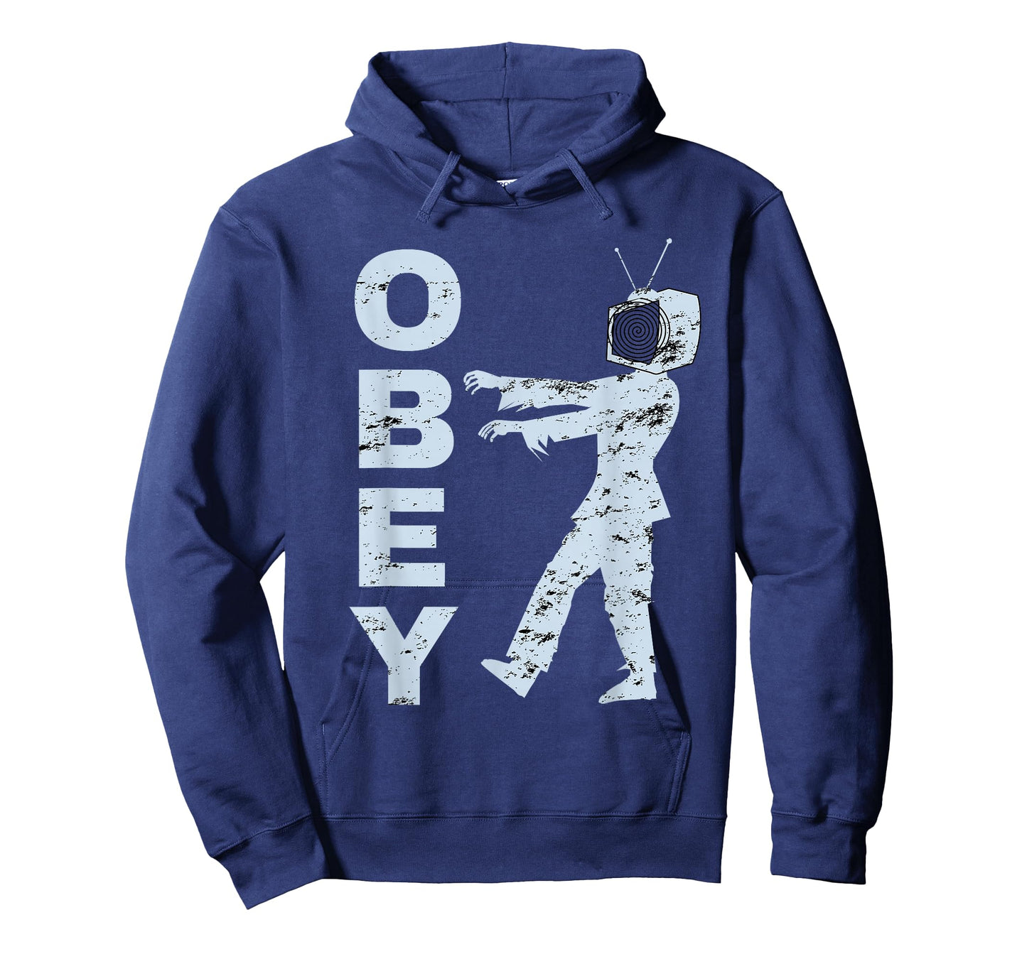 Obey TV Zombie Media Brainwashing Television T-Shirt
