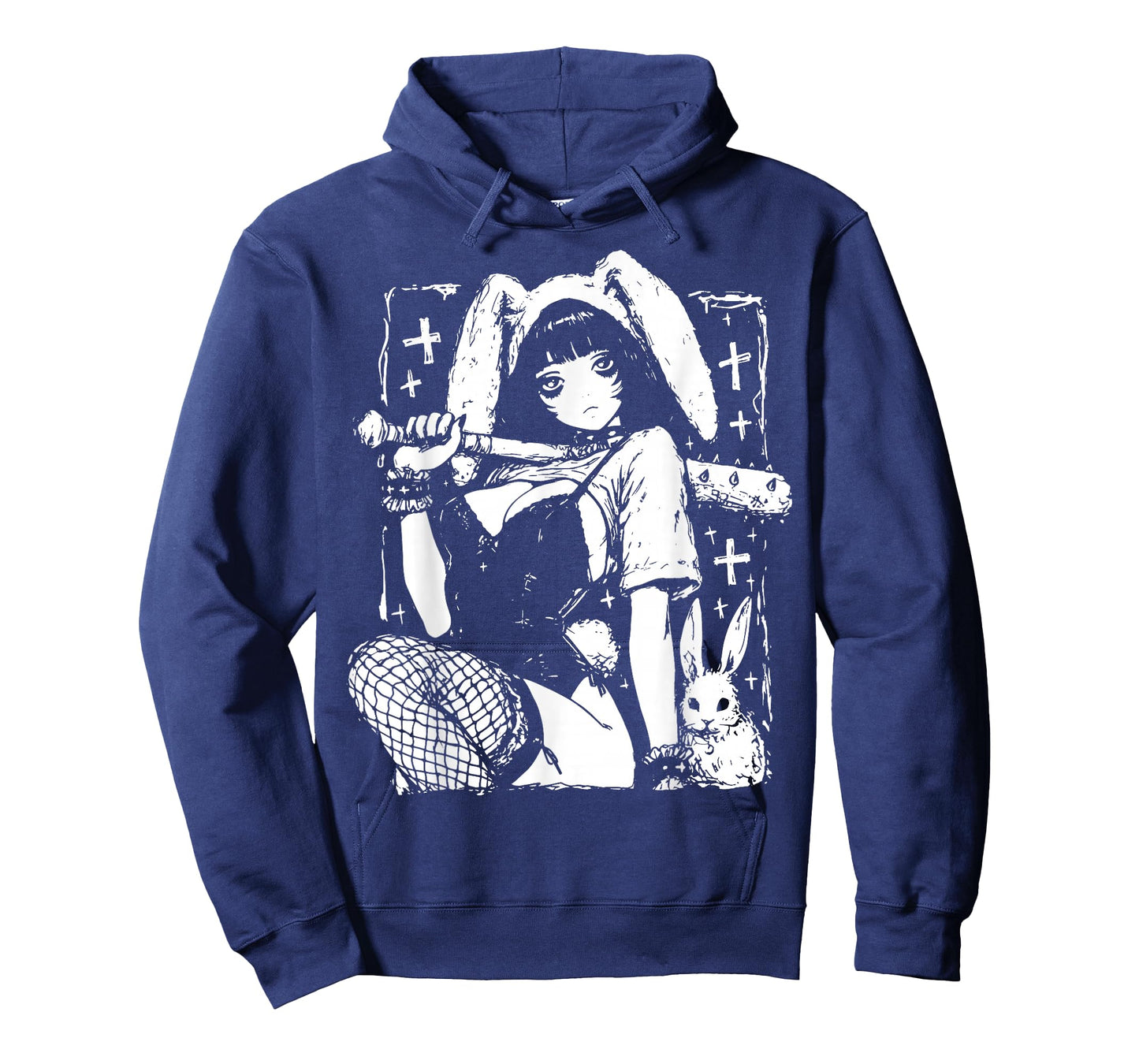 Creepy Horror Bunny Girl Anime Manga Alt Kawaii Harajuku T-Shirt