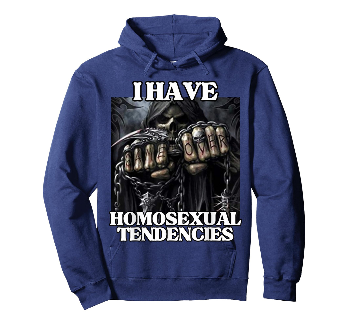 I Have Homosexual Tendencies Funny Edgy Hard Skeleton Meme T-Shirt
