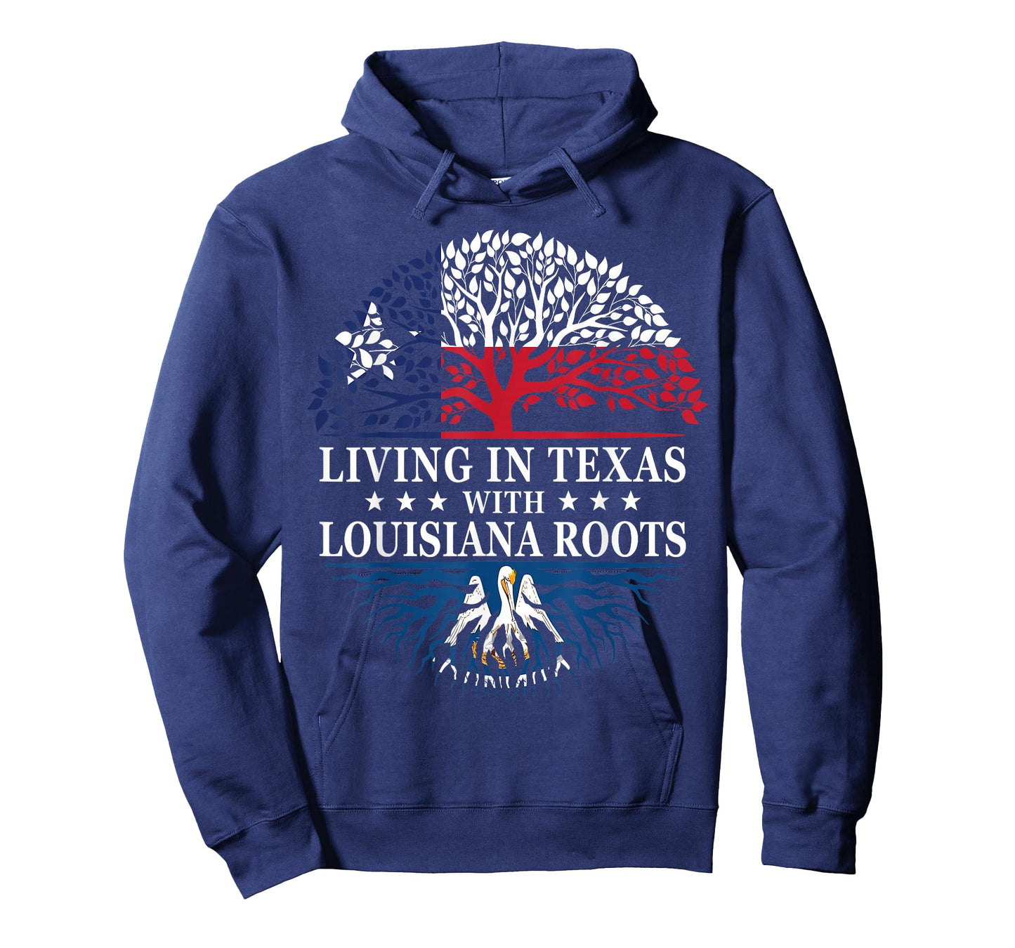 Living in Texas With Louisiana Roots T-Shirt