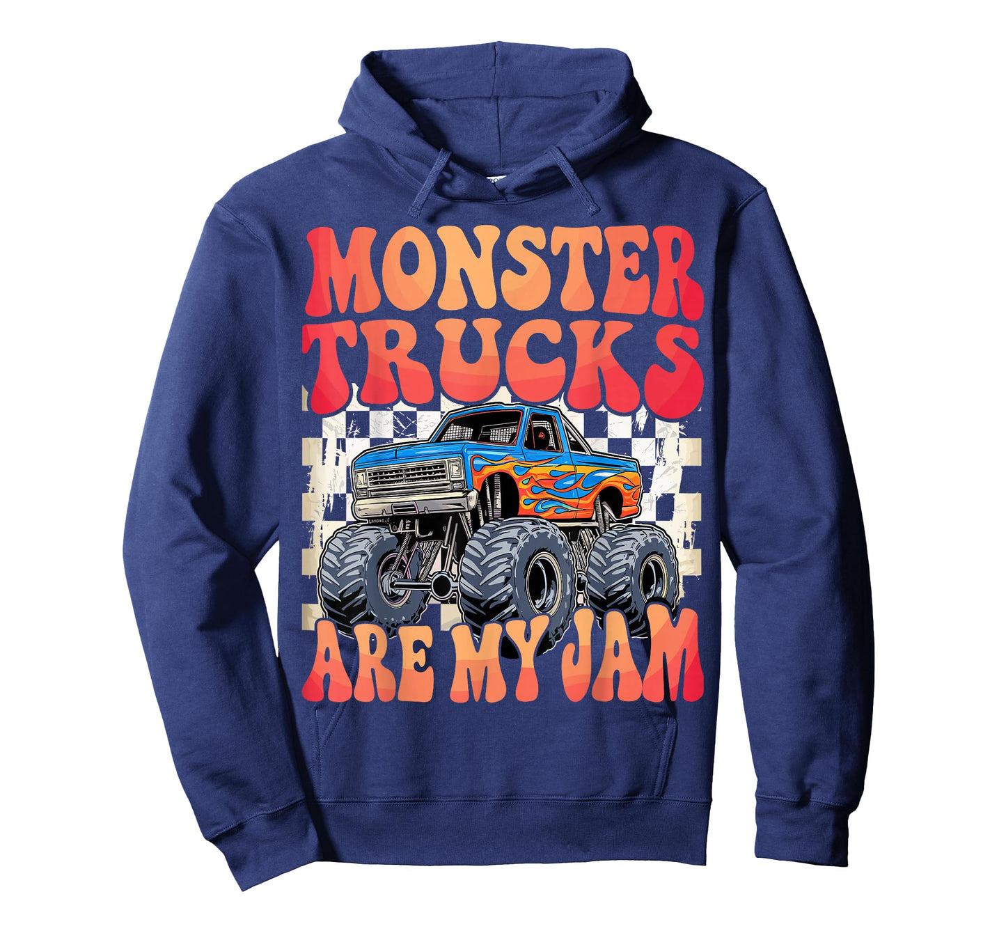 Monster Truck Are My Jam Colorful Monster Trucks T-Shirt