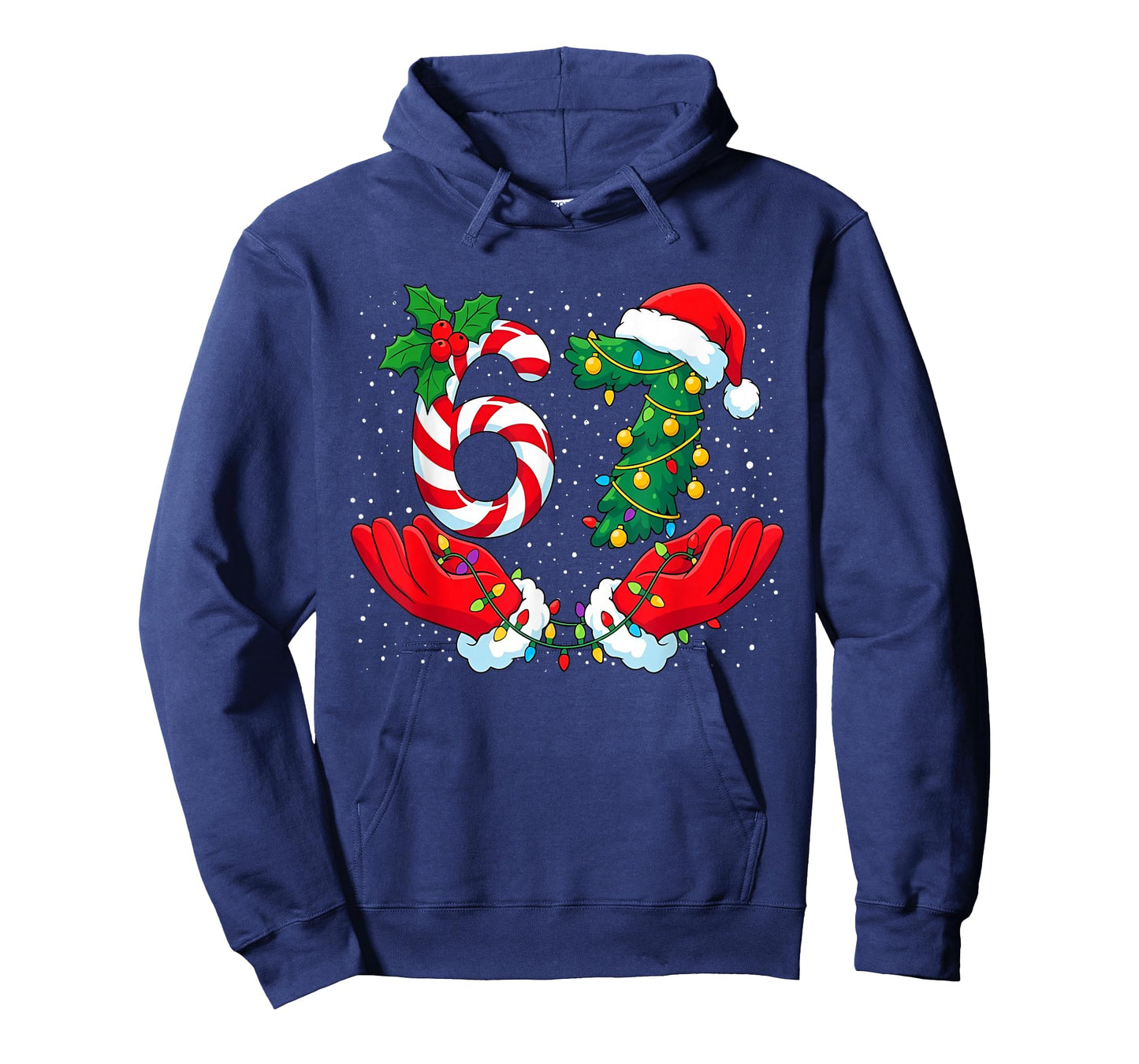 Funny Six Seven Meme Christmas 67 Xmas Men Women Kids T-Shirt