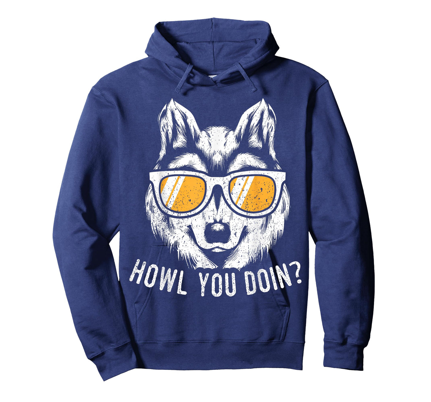 Funny Wolf Design Howl You Doin Wolves T-Shirt