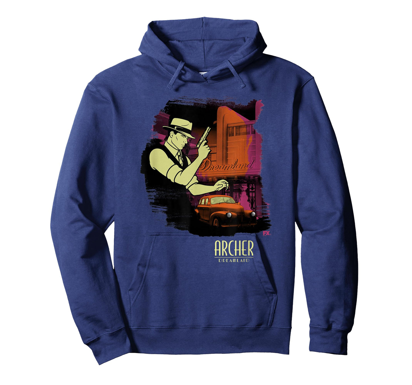 Archer Dreamland Film Noir Vintage Inspired Cartoon T-Shirt