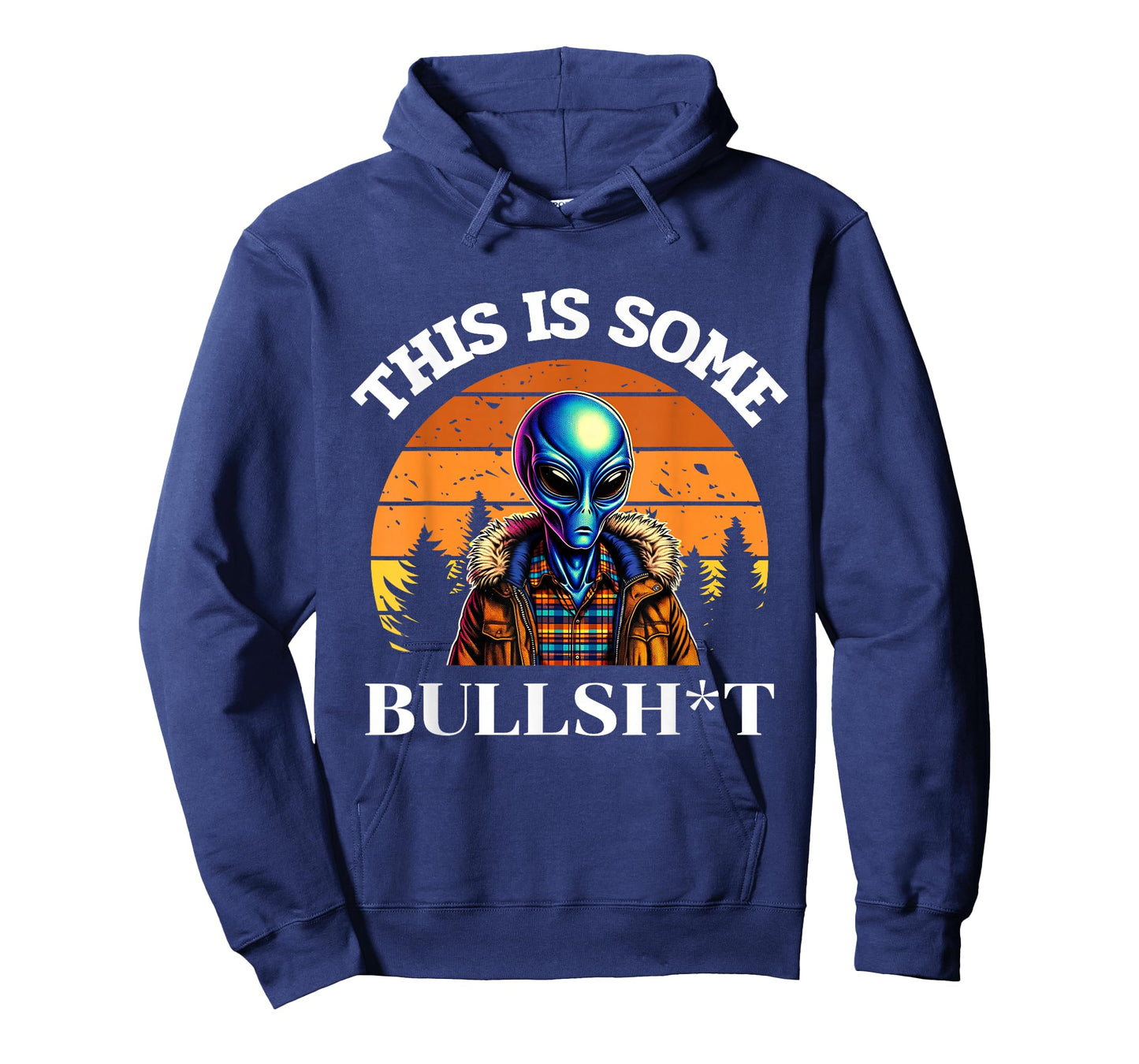 This Is Some Bullshit Resident Funny Swearing Alien Science T-Shirt