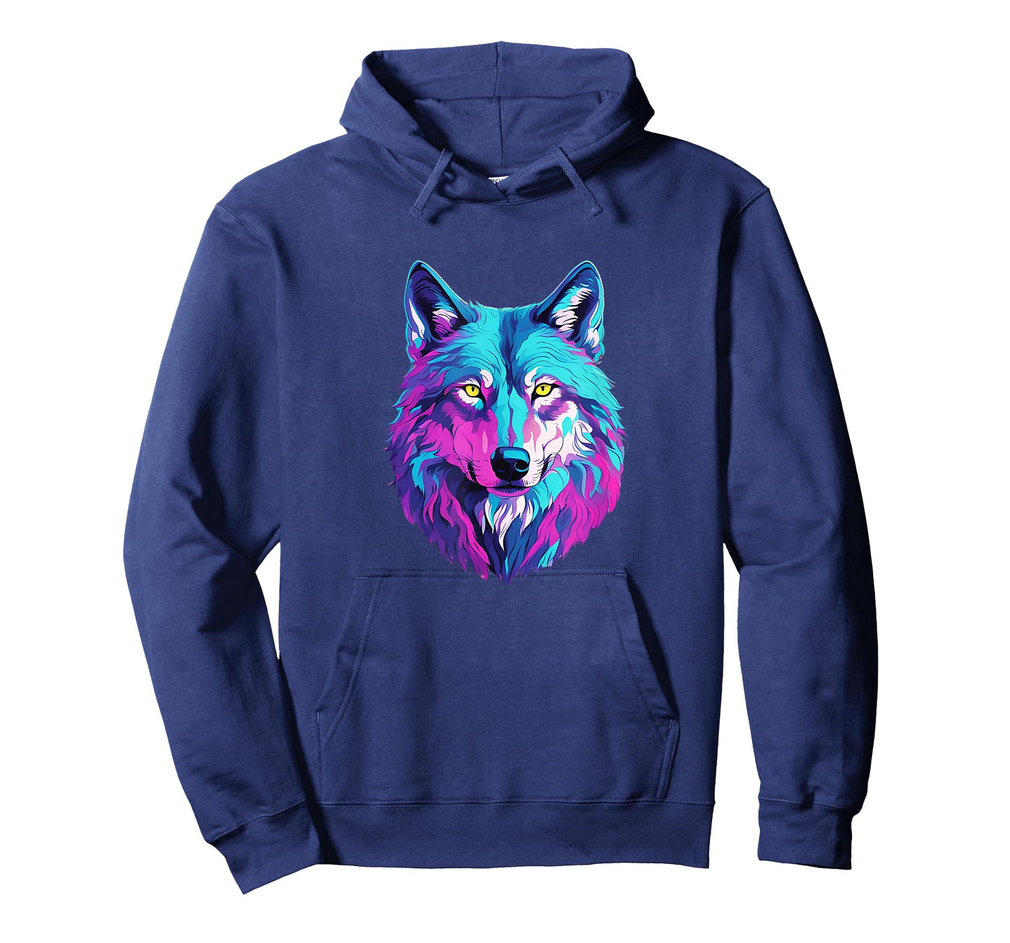 Vibrant Multicolored Wolf T-Shirt