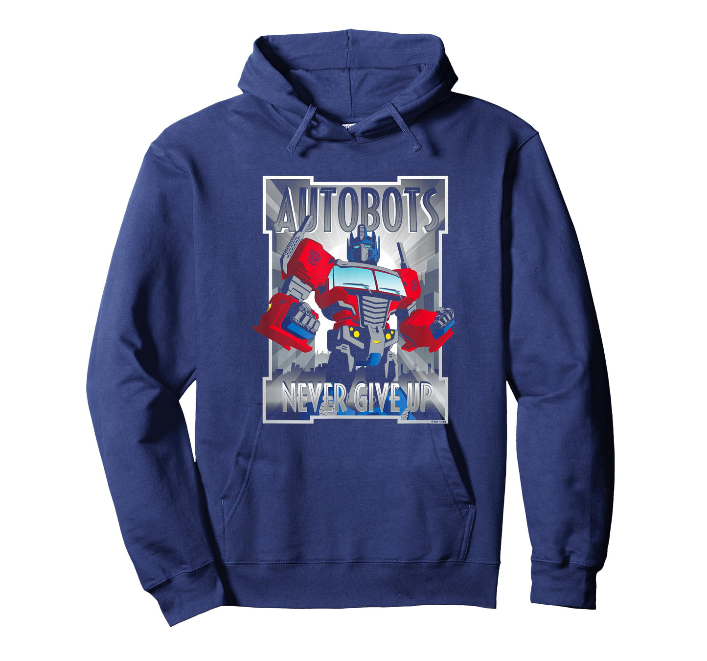 Transformers Optimus Prime Autobots Never Give Up T-Shirt Small