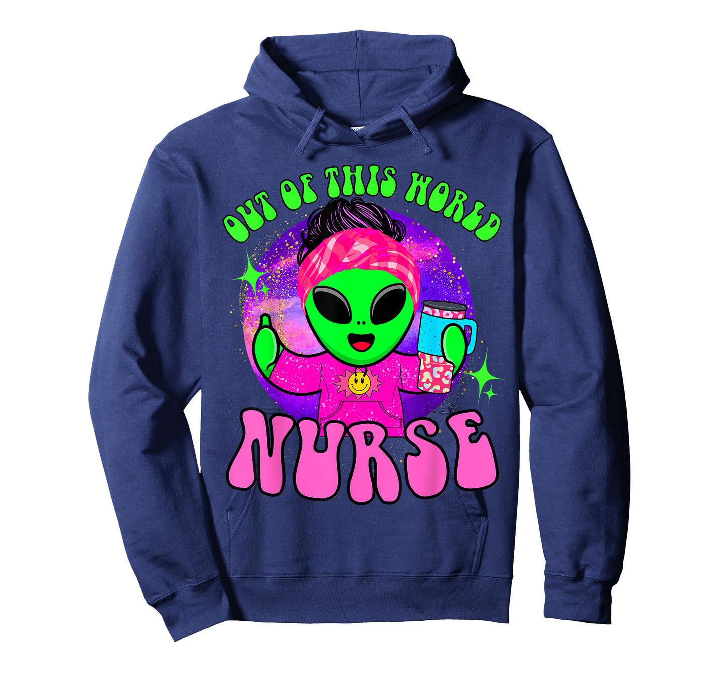 Out of this world funny alien space nurse nursing RN medical T-Shirt