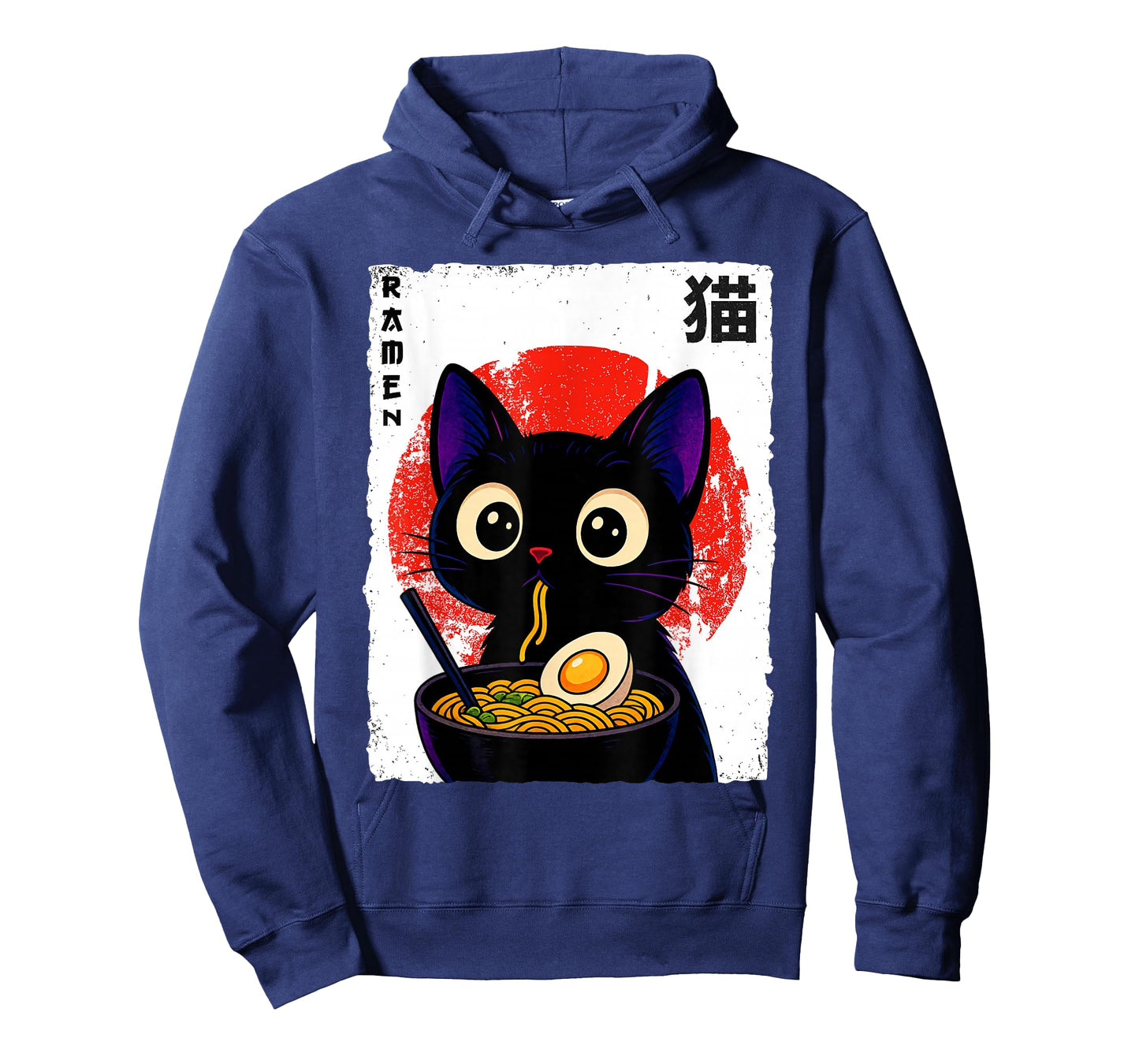 Kawaii Anime Cat Ramen Funny Graphic Tees Men Women Kids T-Shirt