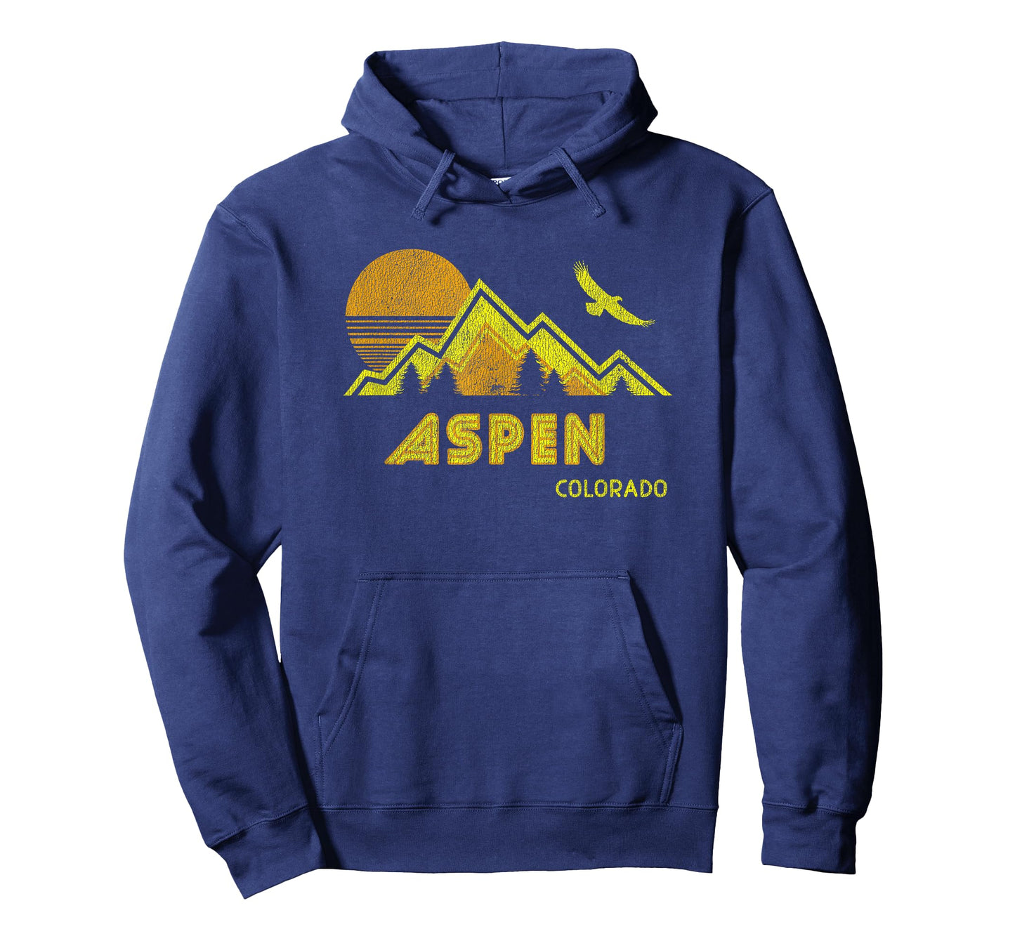 Retro Aspen Colorado T-Shirt Distressed Home Tee T-Shirt