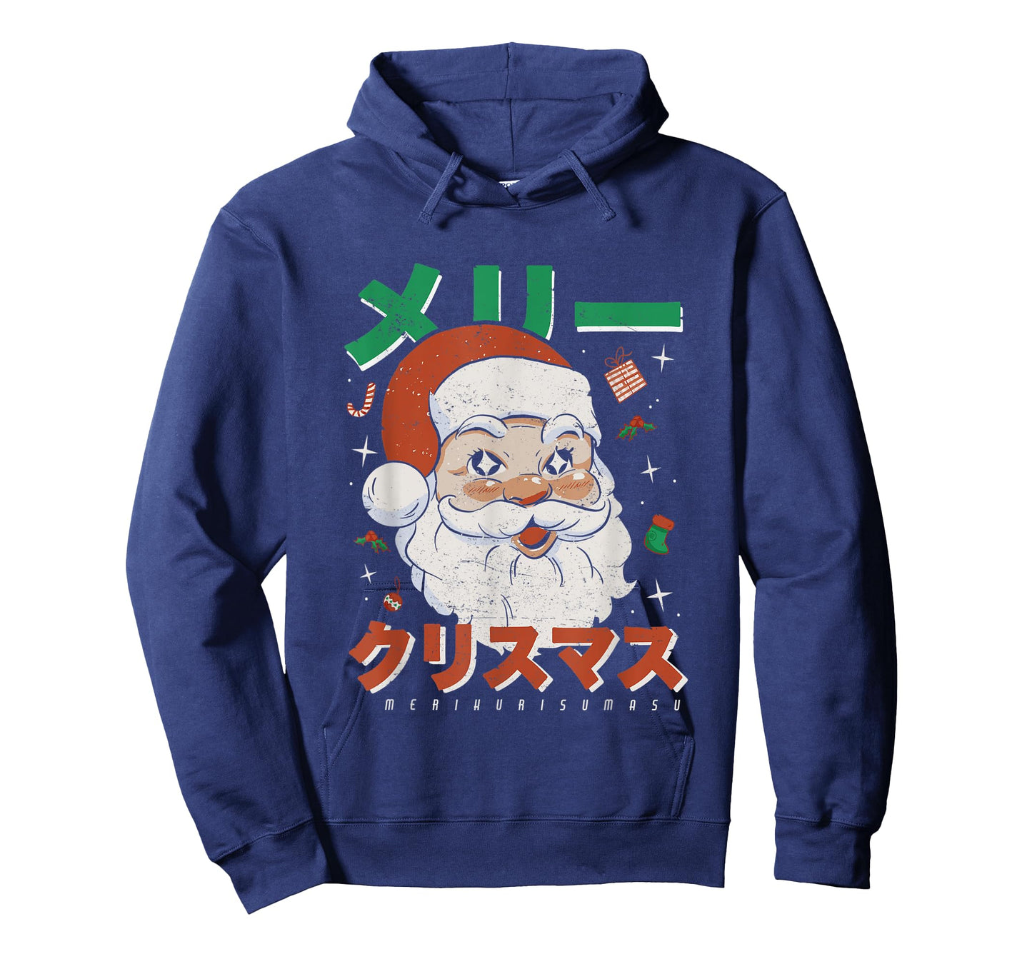 Retro Japan Otaku Japanese Vintage Santa Merry Christmas T-Shirt