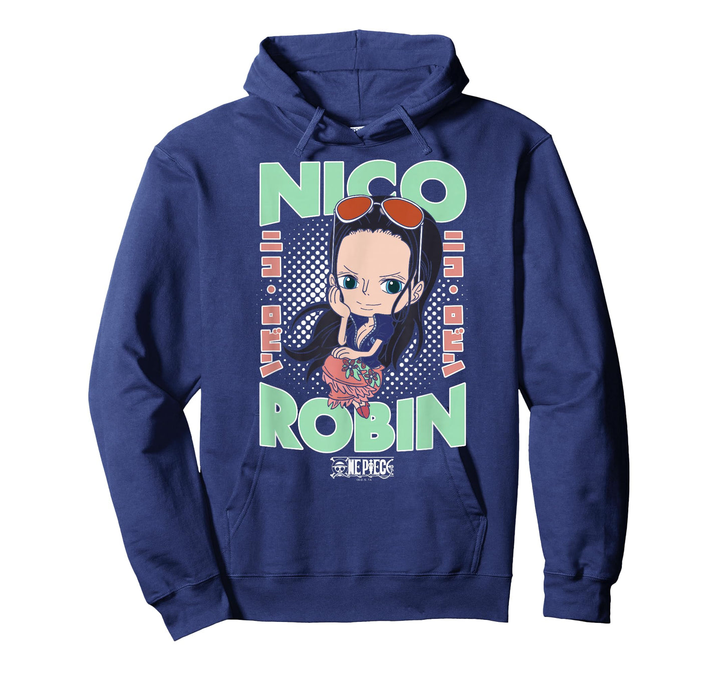 One Piece Anime Chibi Nico Robin Portrait T-Shirt