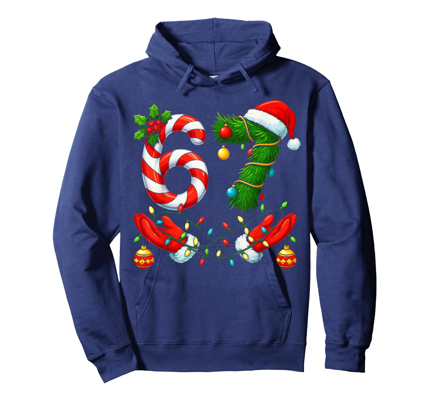 67 Christmas 6 7 Meme Pajamas Holiday Gen Alpha Slang T-Shirt