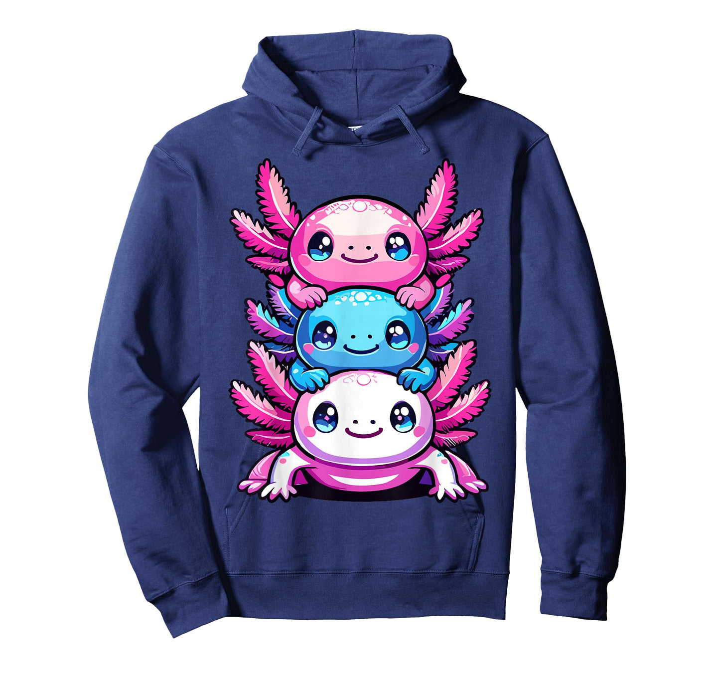 Cute Axolotls Anime Kawaii Axolotl T-Shirt