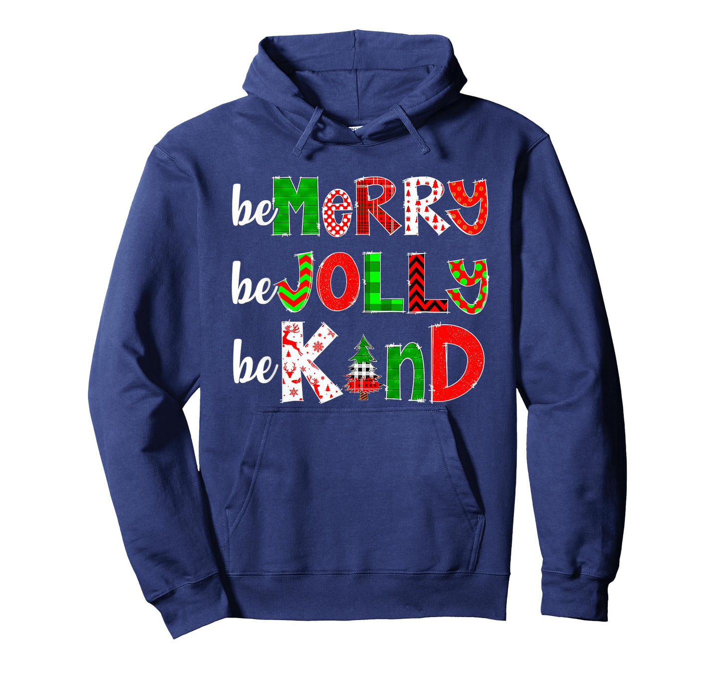 Be Merry Be Jolly Be Kind Merry Christmas Teacher Xmas Pjs T-Shirt