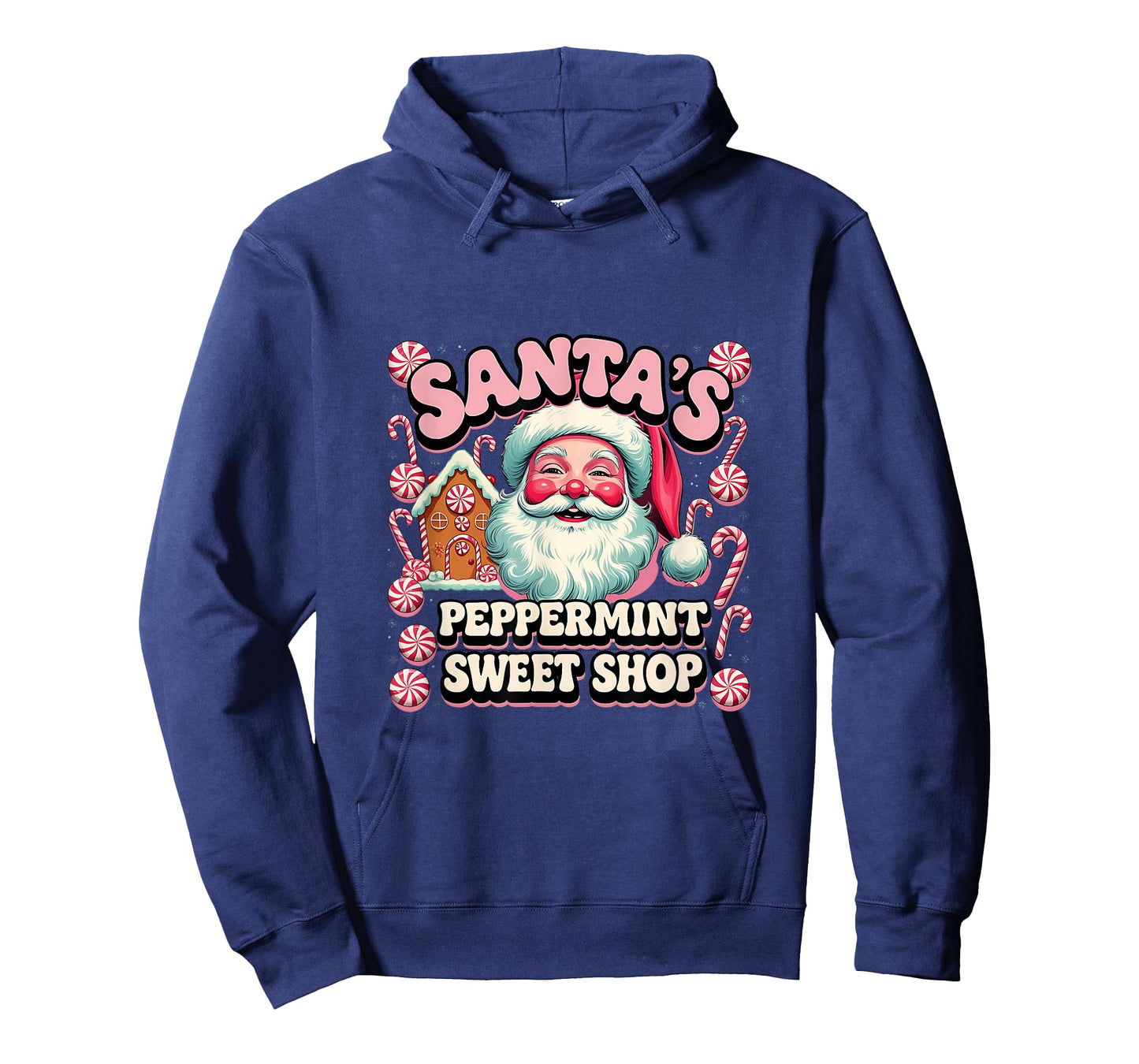 Santa’S Peppermint Sweet Shop Christmas Old Fashioned Candy T-Shirt
