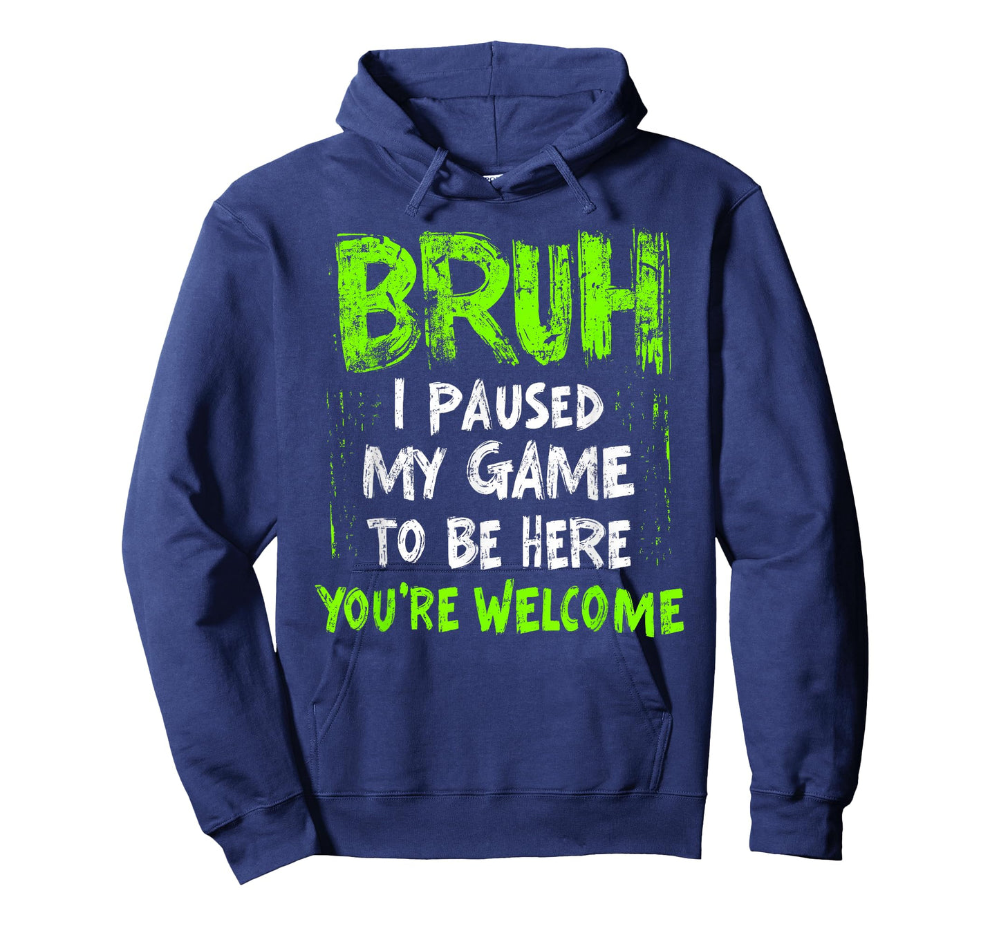 Funny Video Gamer Bruh I Paused My Game Teen Boys Gaming T-Shirt