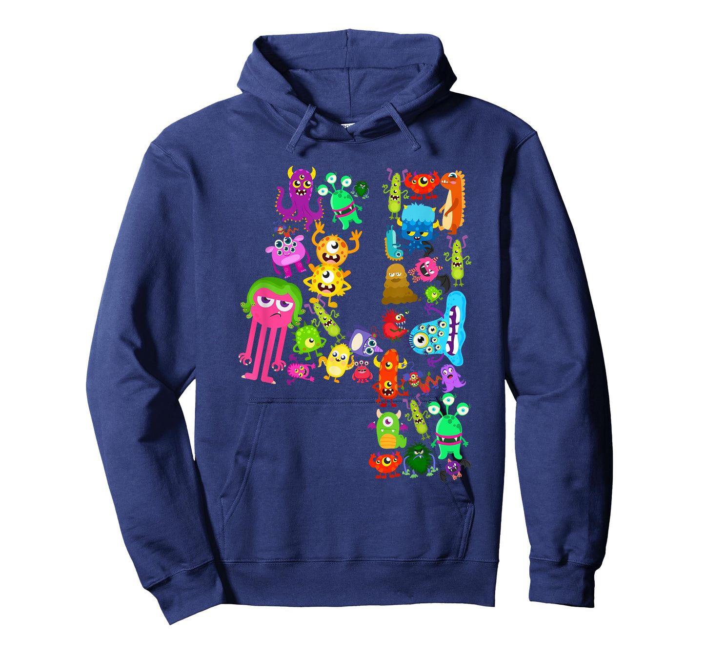 Little Monster 4 Four Years Kids 4th Birthday Party Monsters T-Shirt