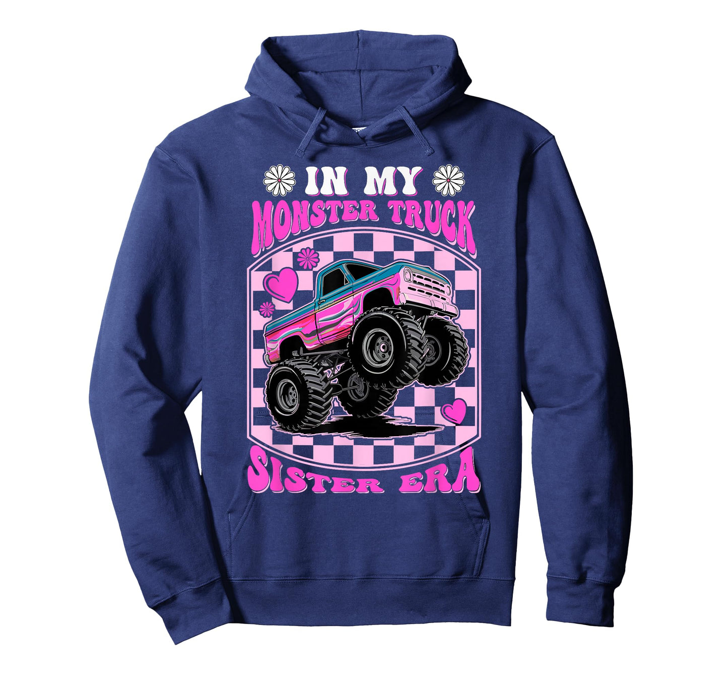 Groovy In My Monster Truck Sister Era Monster Truck T-Shirt