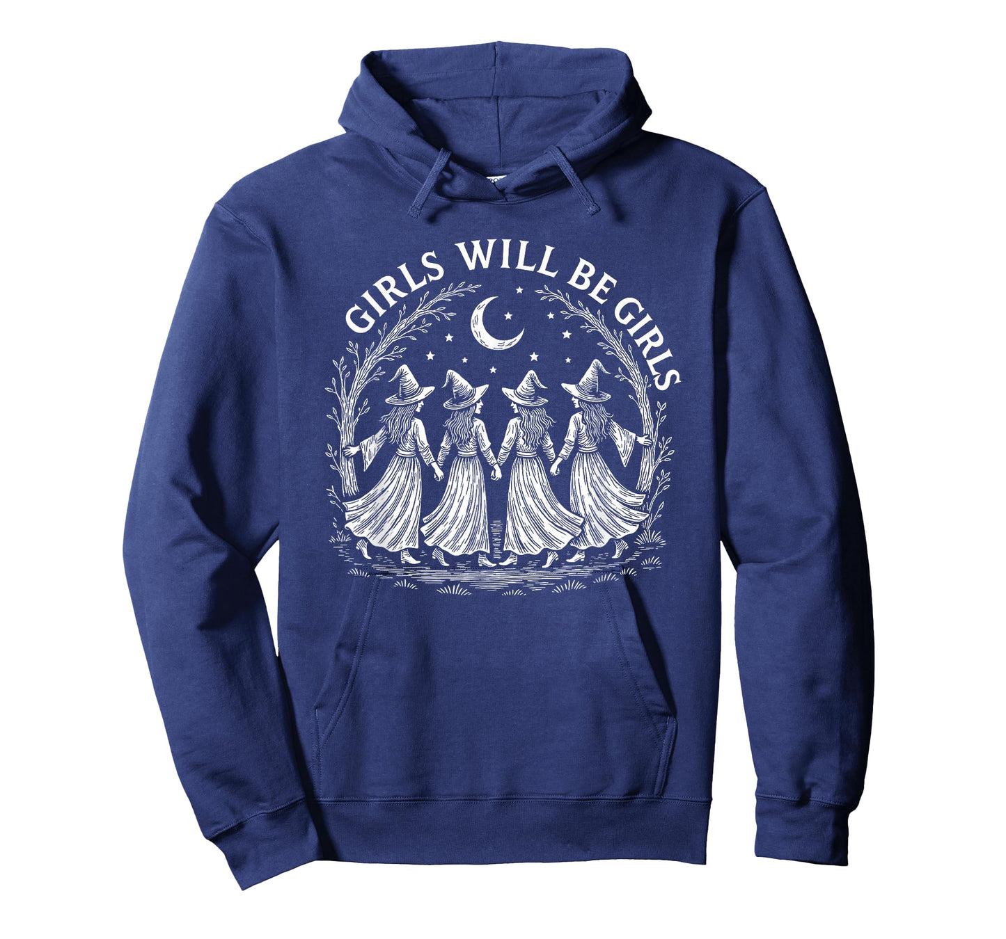 Girl Will Be Girls Witch Witchy Spooky Season Halloween T-Shirt