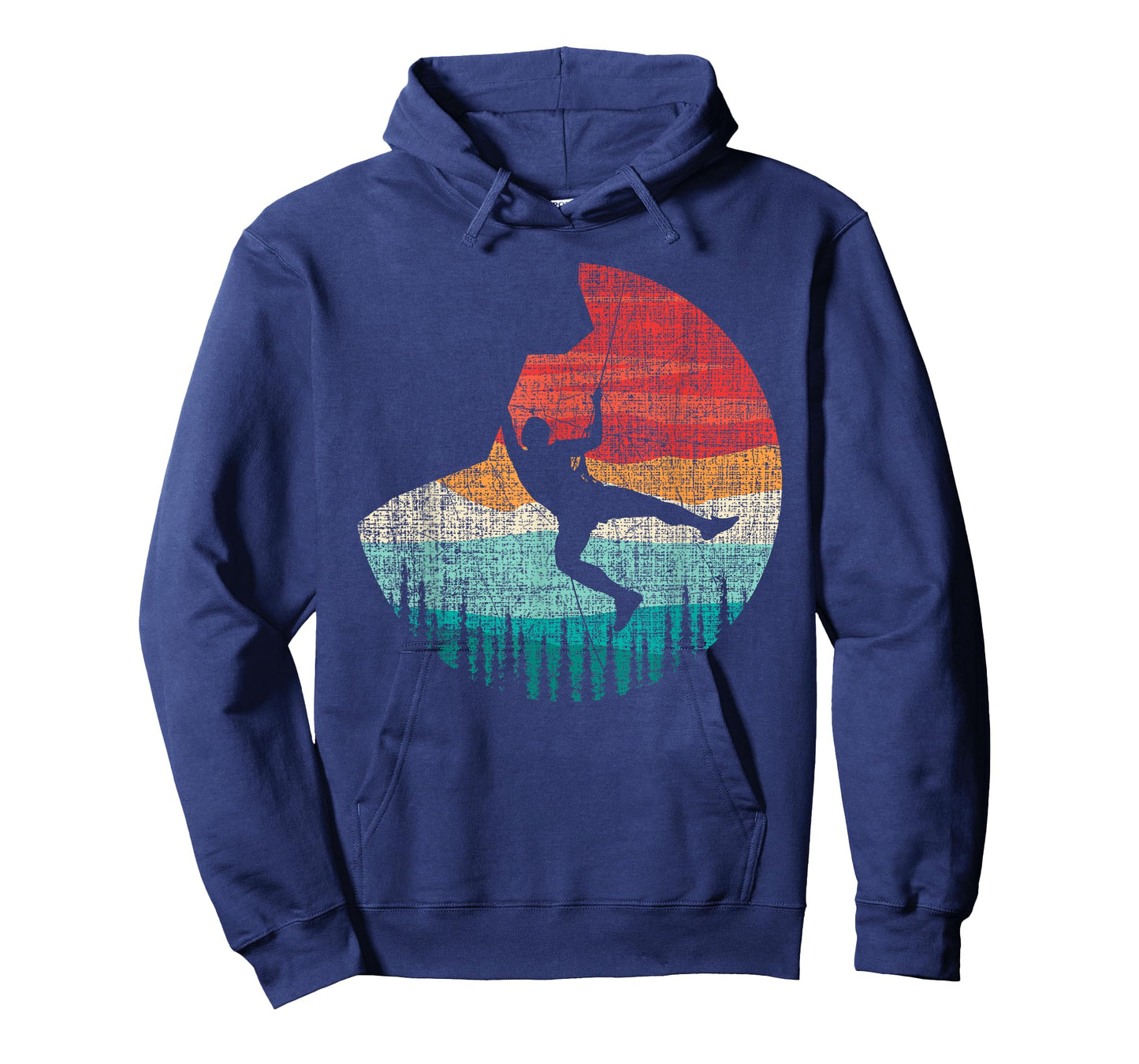 Vintage Retro Rock Climber & Rock Climbing T-Shirt