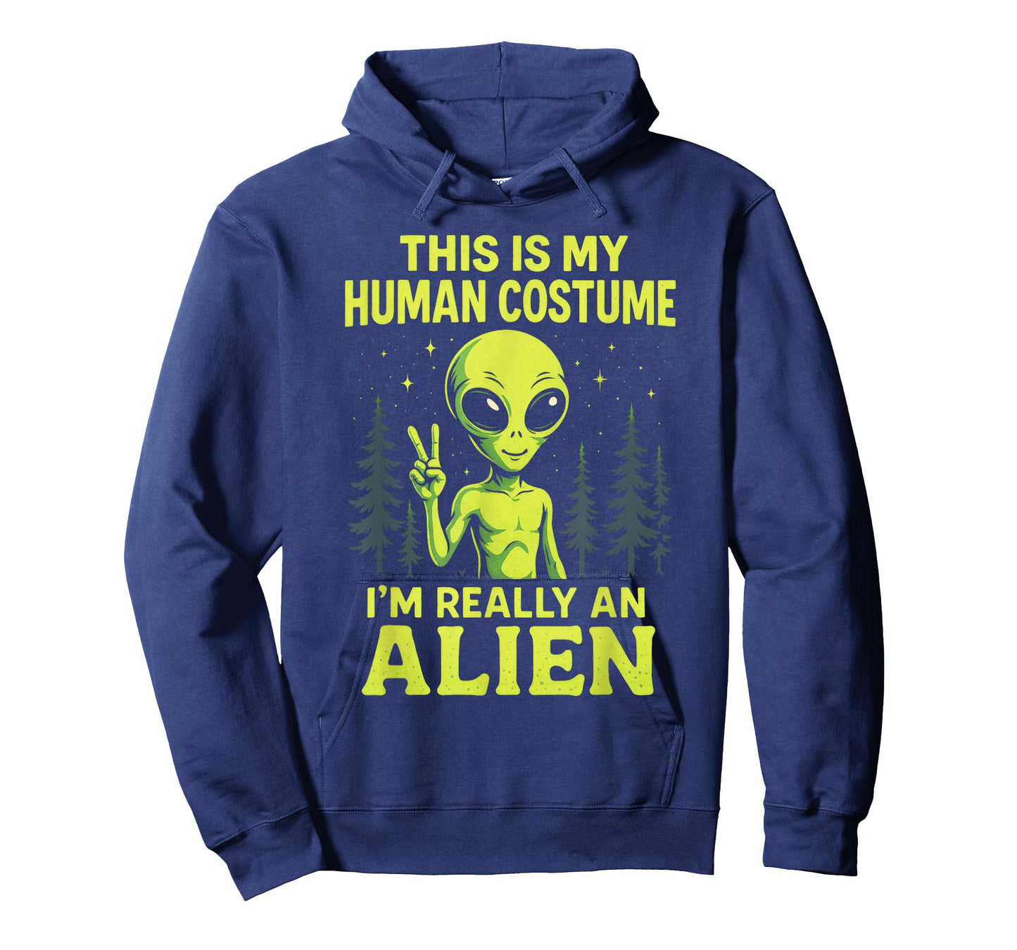 This is My Human Costume - Funny Alien Halloween T-Shirt