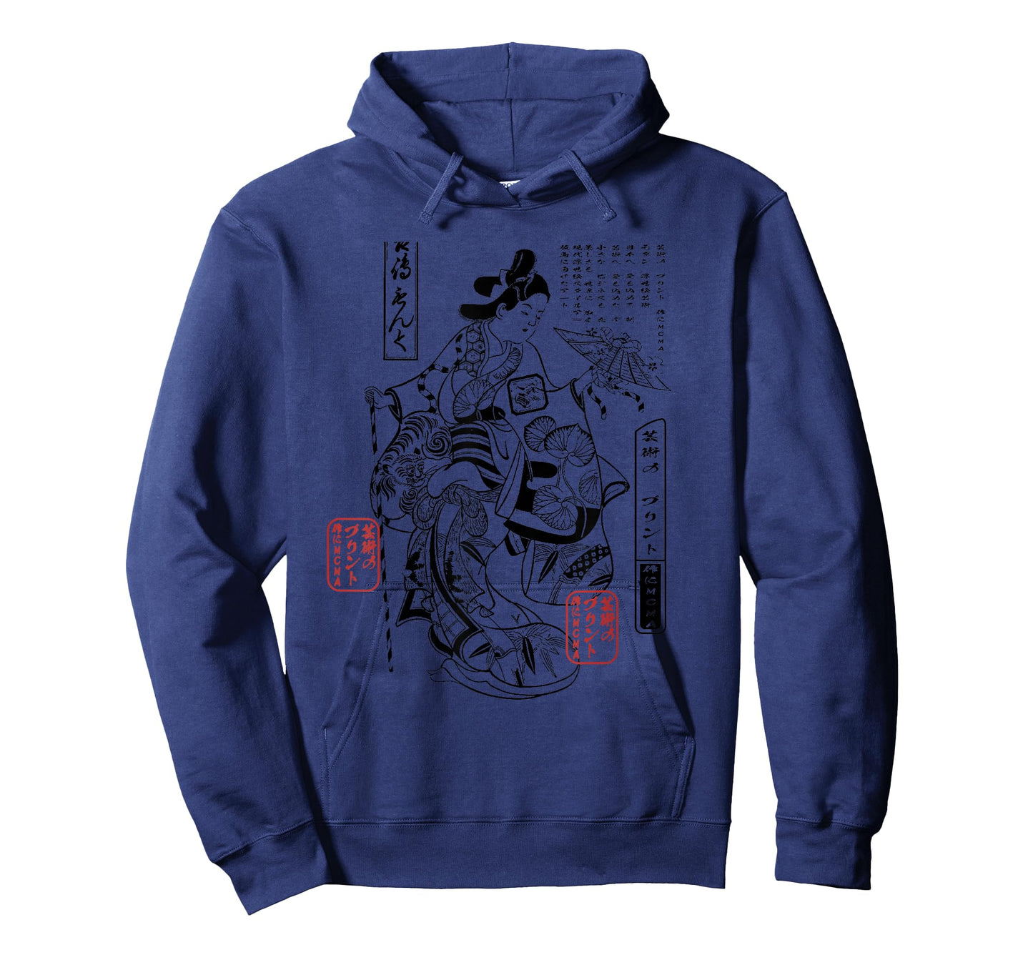 Japanese Geisha Ukiyo-e Aesthetic Art Print T-Shirt