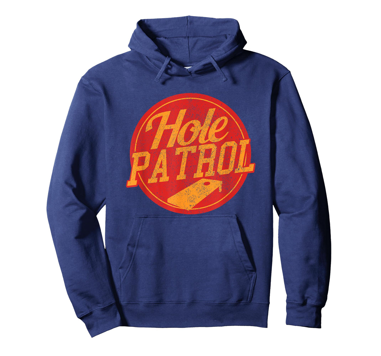Hole Patrol T-Shirt - Funny Cornhole Game Shirt Gift T-Shirt