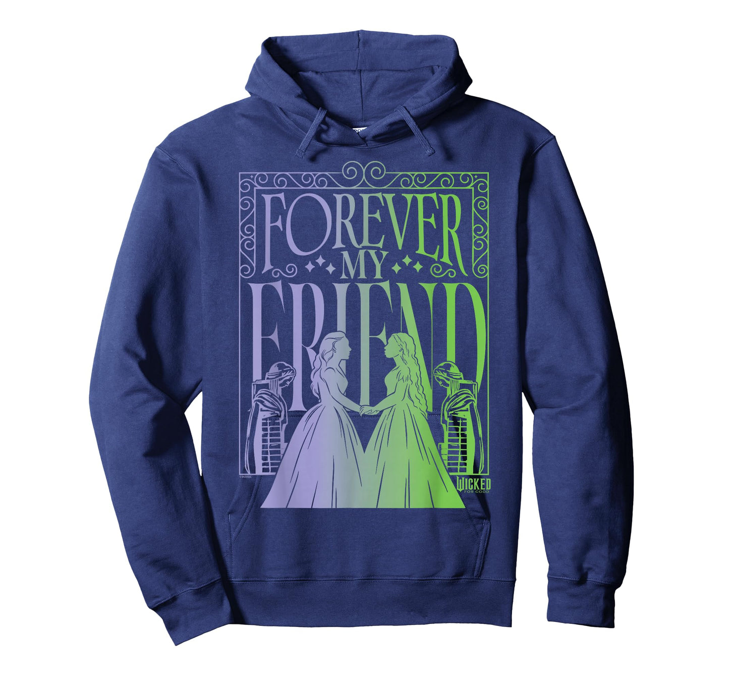 Wicked: for Good Forever My Friend Silhouettes T-Shirt