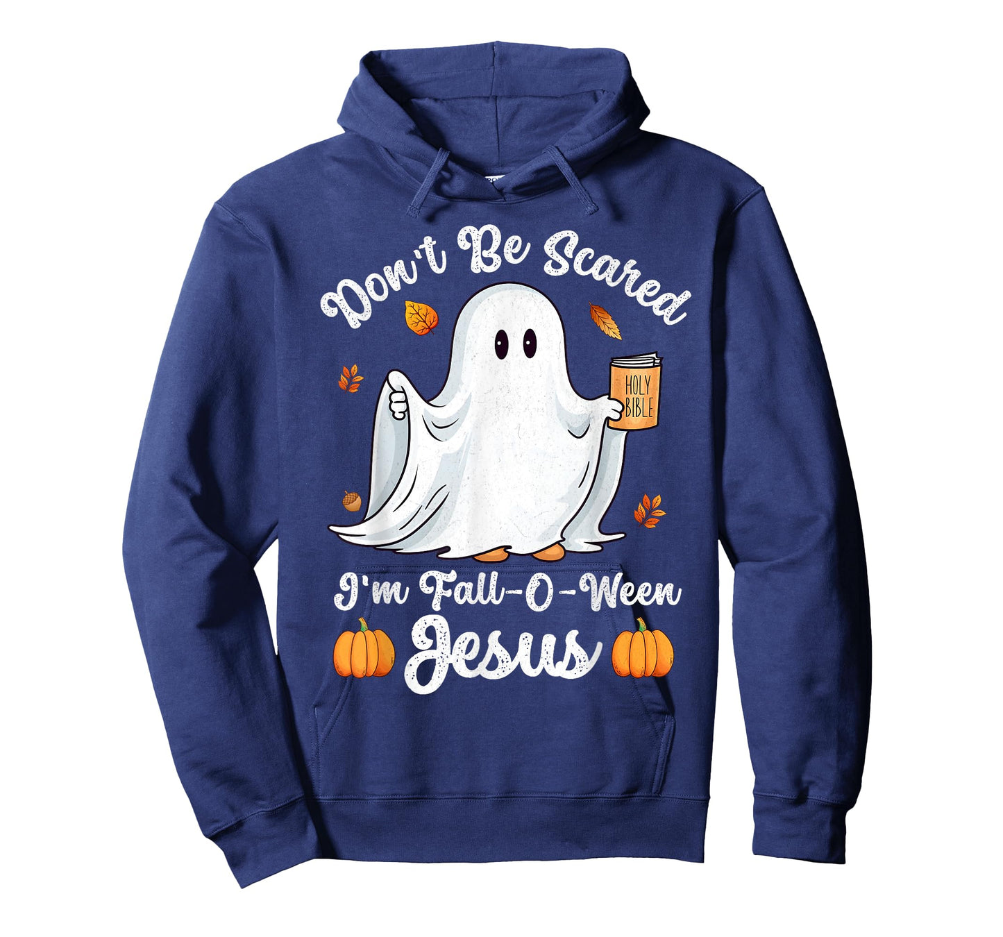 Cute Ghost Christian Halloween Fall-O-Ween Jesus Pumpkin T-Shirt