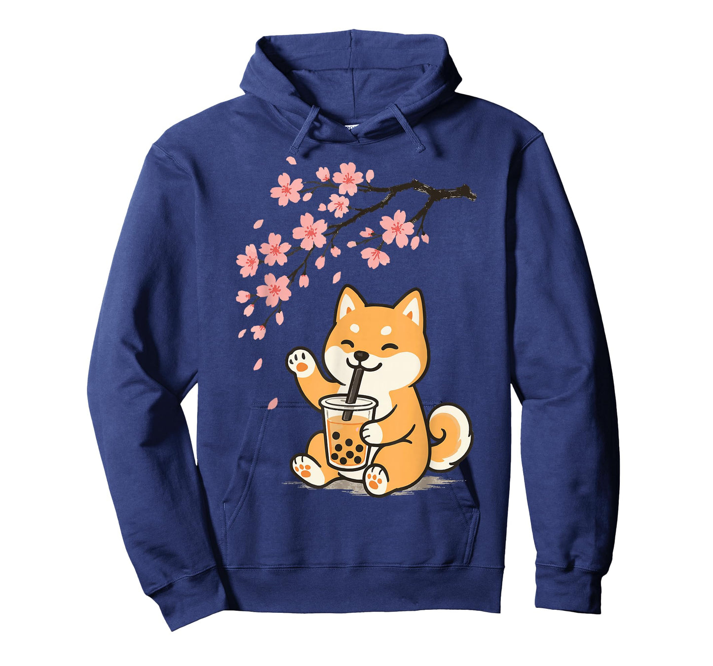 Shiba Inu Bubble Tea Cherry Blossom T-Shirt