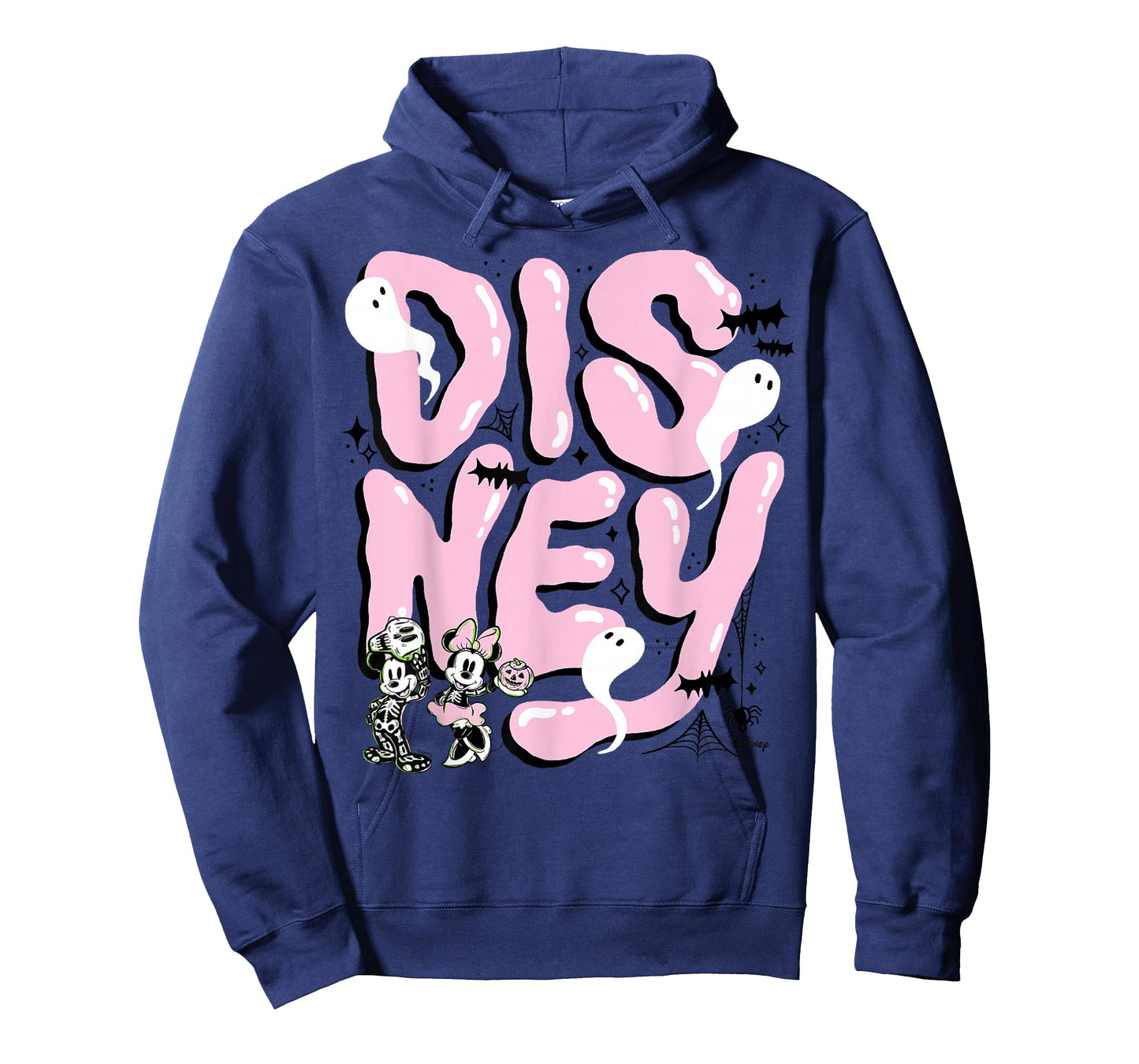 Disney Halloween Mickey & Minnie Skeleton Ghost Design T-Shirt