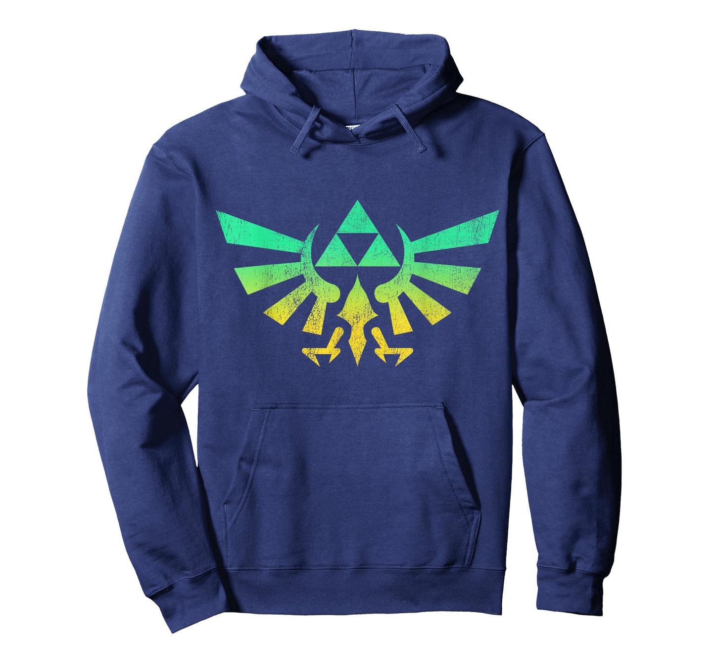 Legend of Zelda Triforce Green Fade Graphic T-Shirt