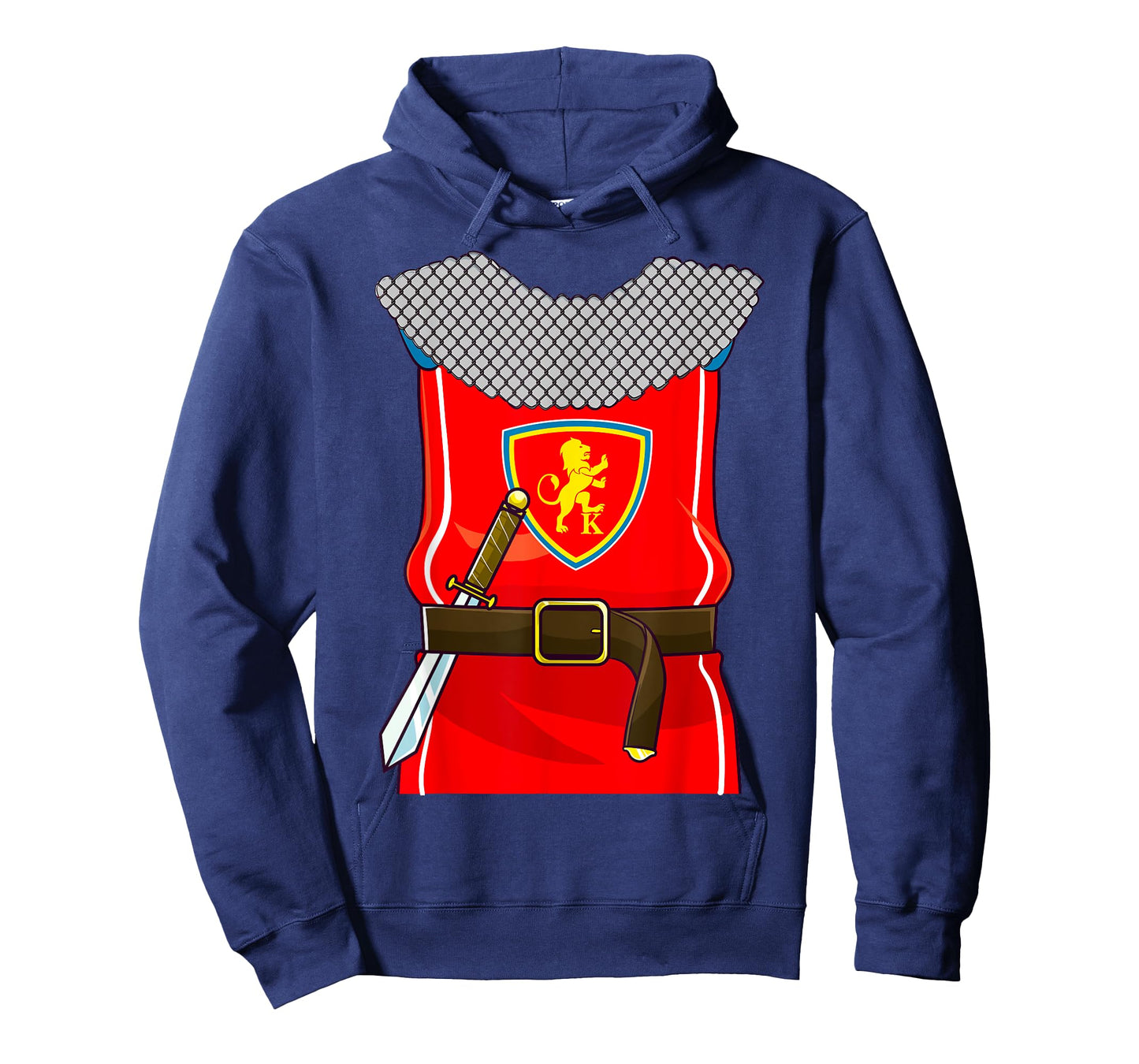 Knight Costume Knights Armor Sword Halloween Kids Boys Men T-Shirt