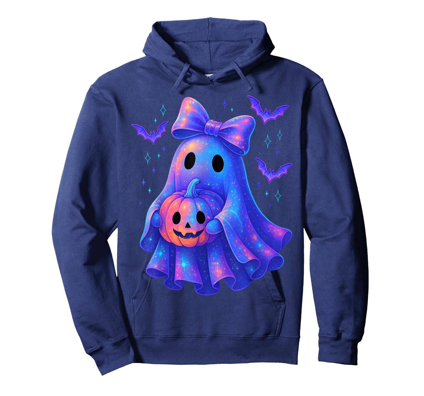 Cute Ghost Coquette Bow Halloween Spooky Season Girl Women T-Shirt