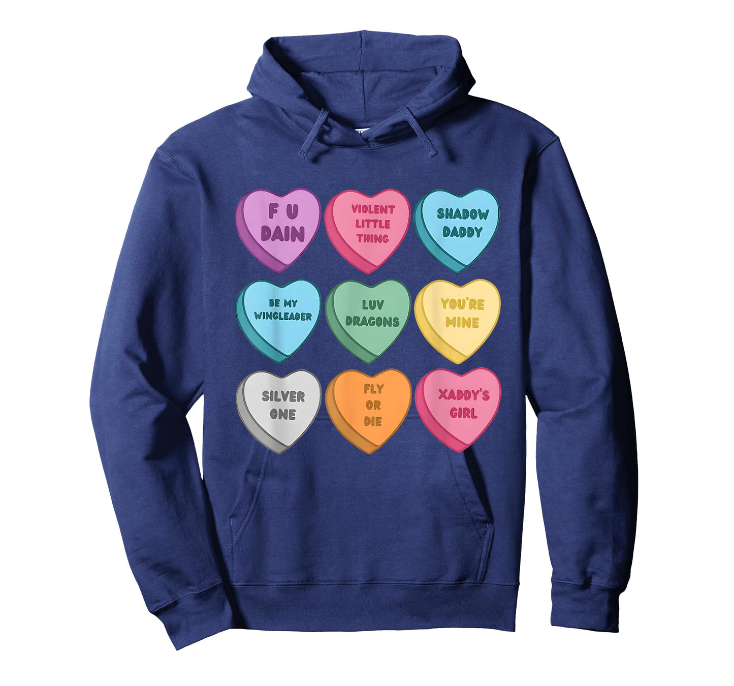 4th Wing Candy Heart Xaden Riorson Valentines Hearts T-Shirt