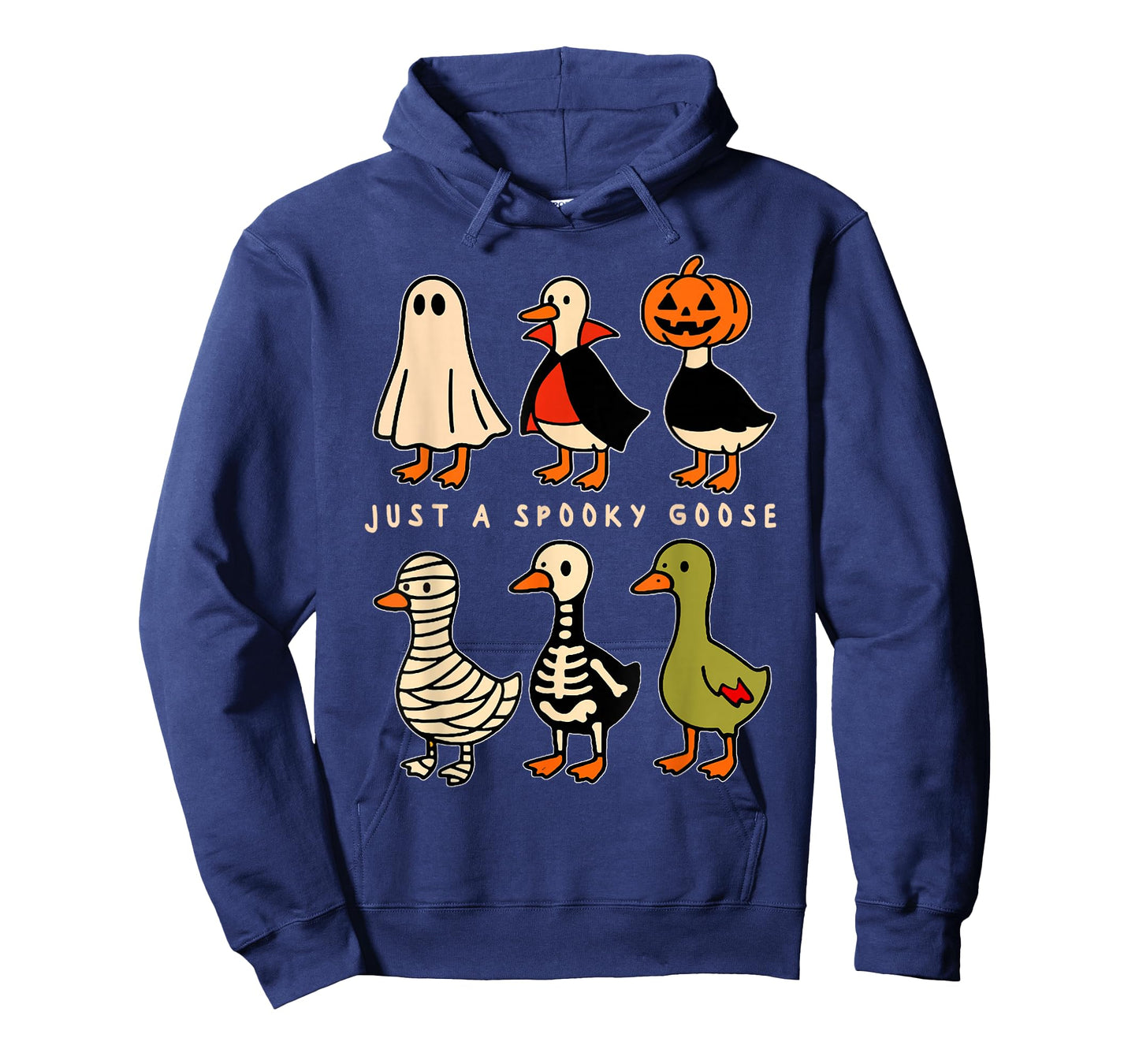 Just A Spooky Goose Halloween Silly Goose Funny Halloween T-Shirt