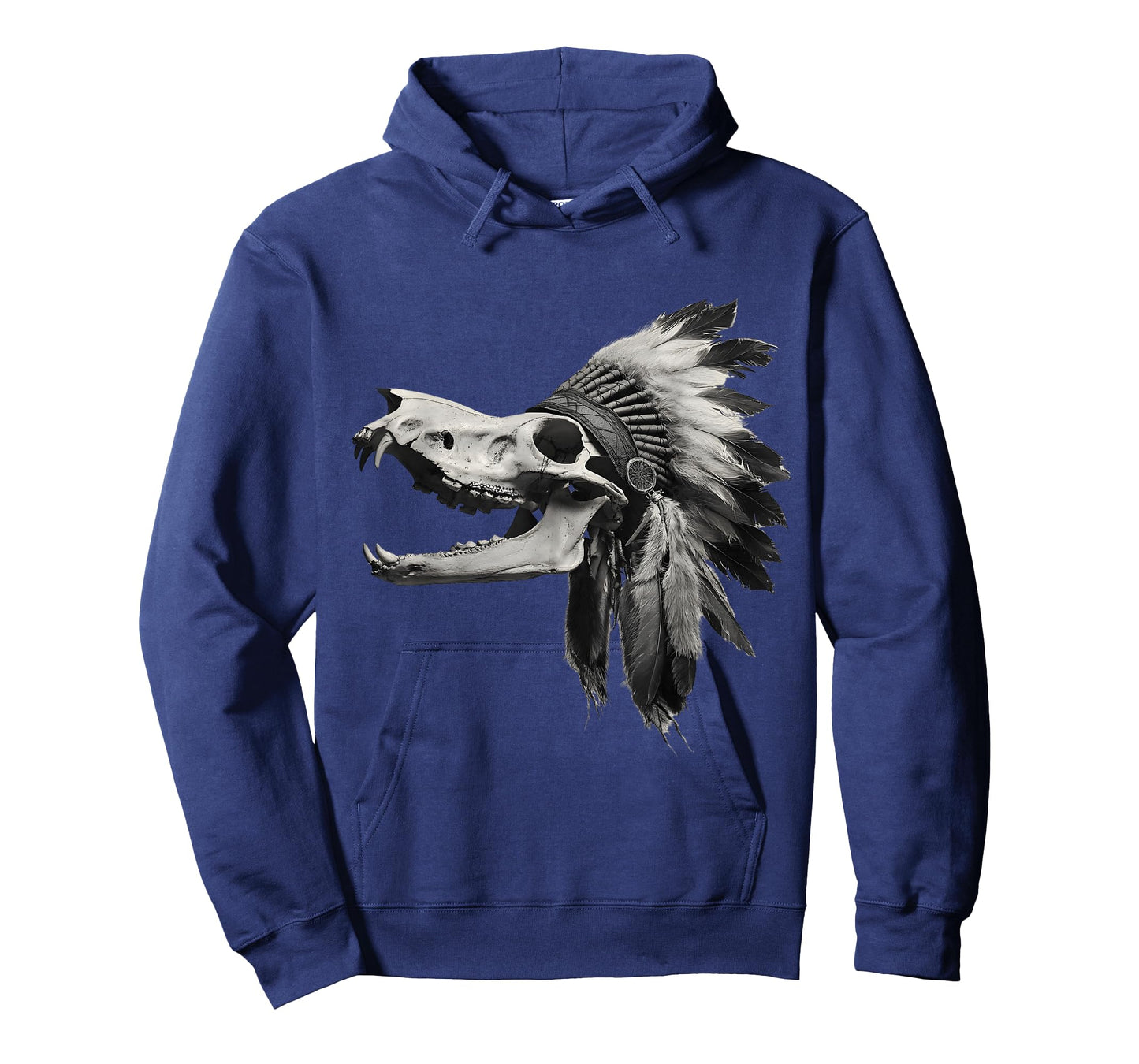 Aztec Wolf Skull Mexican Feathered Mayan Indigenous Azteca T-Shirt