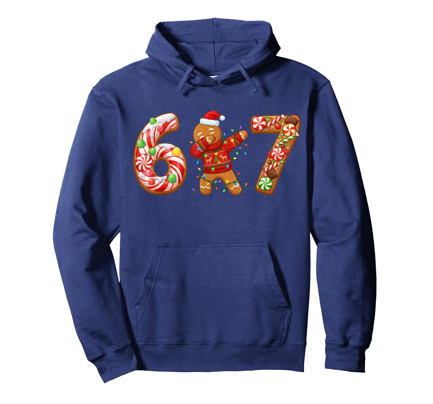 Dabbing Gingerbread Man 67 Meme Candy Christmas Sweets Boys T-Shirt