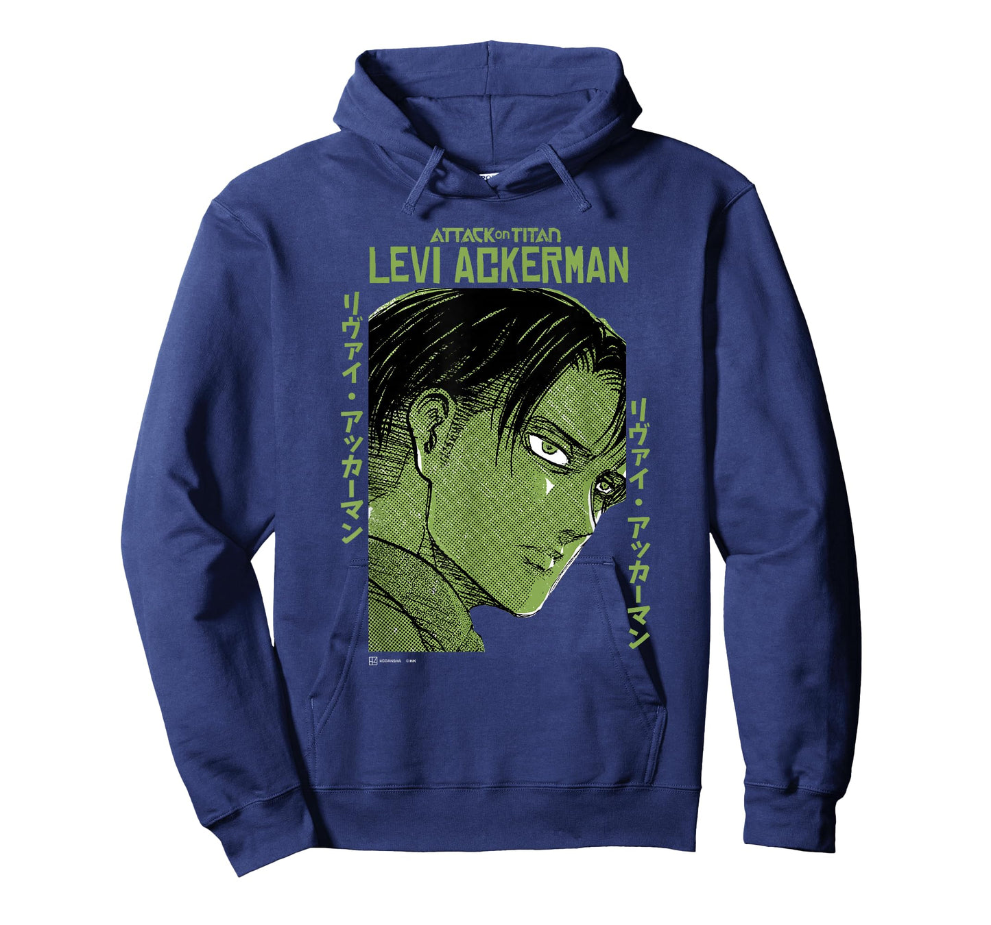 Attack on Titan Levi Ackerman Japanese Manga Face Portrait T-Shirt