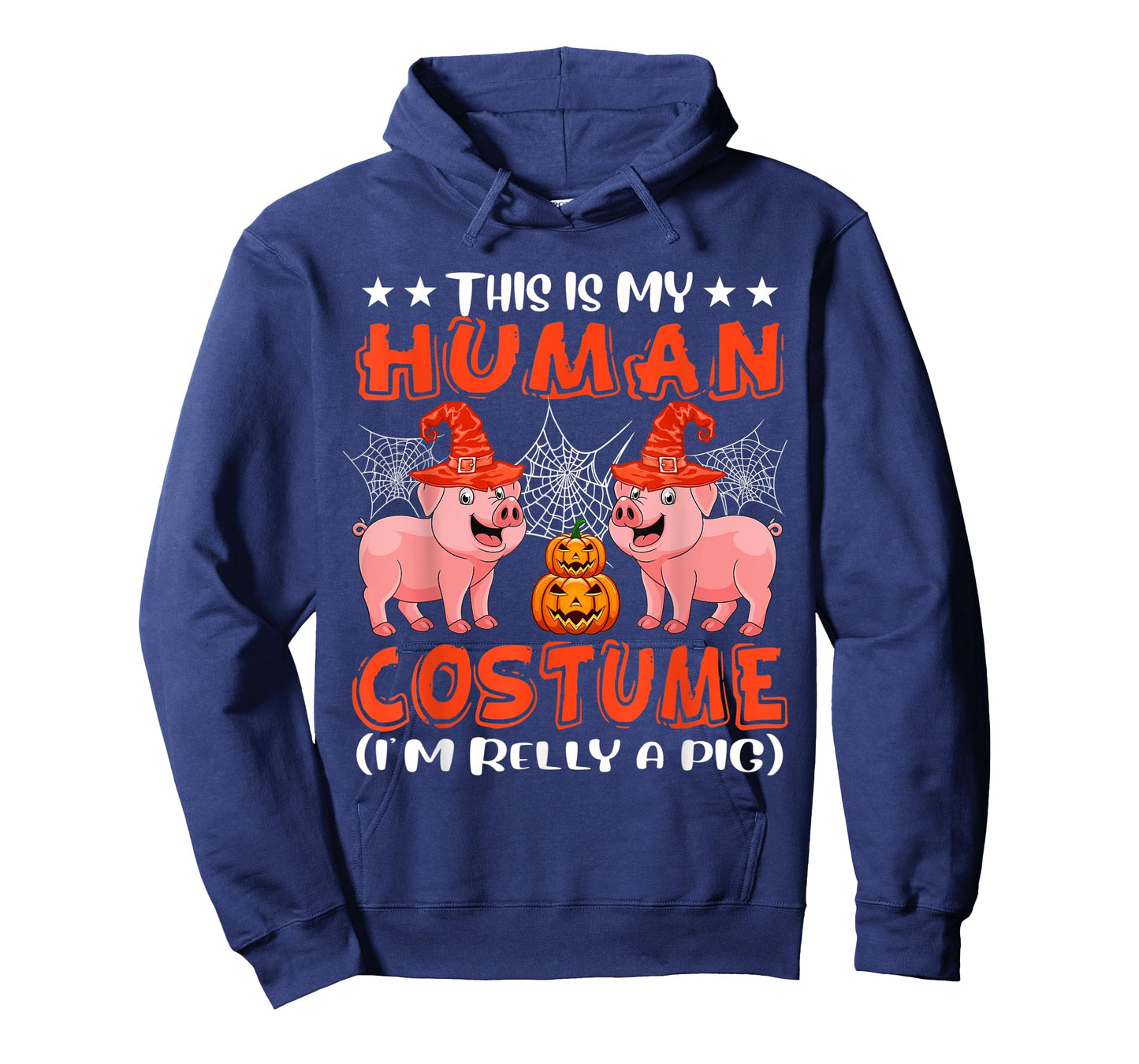 This Is My Human Costume I'm Really A Pig Halloween Farmer T-Shirt