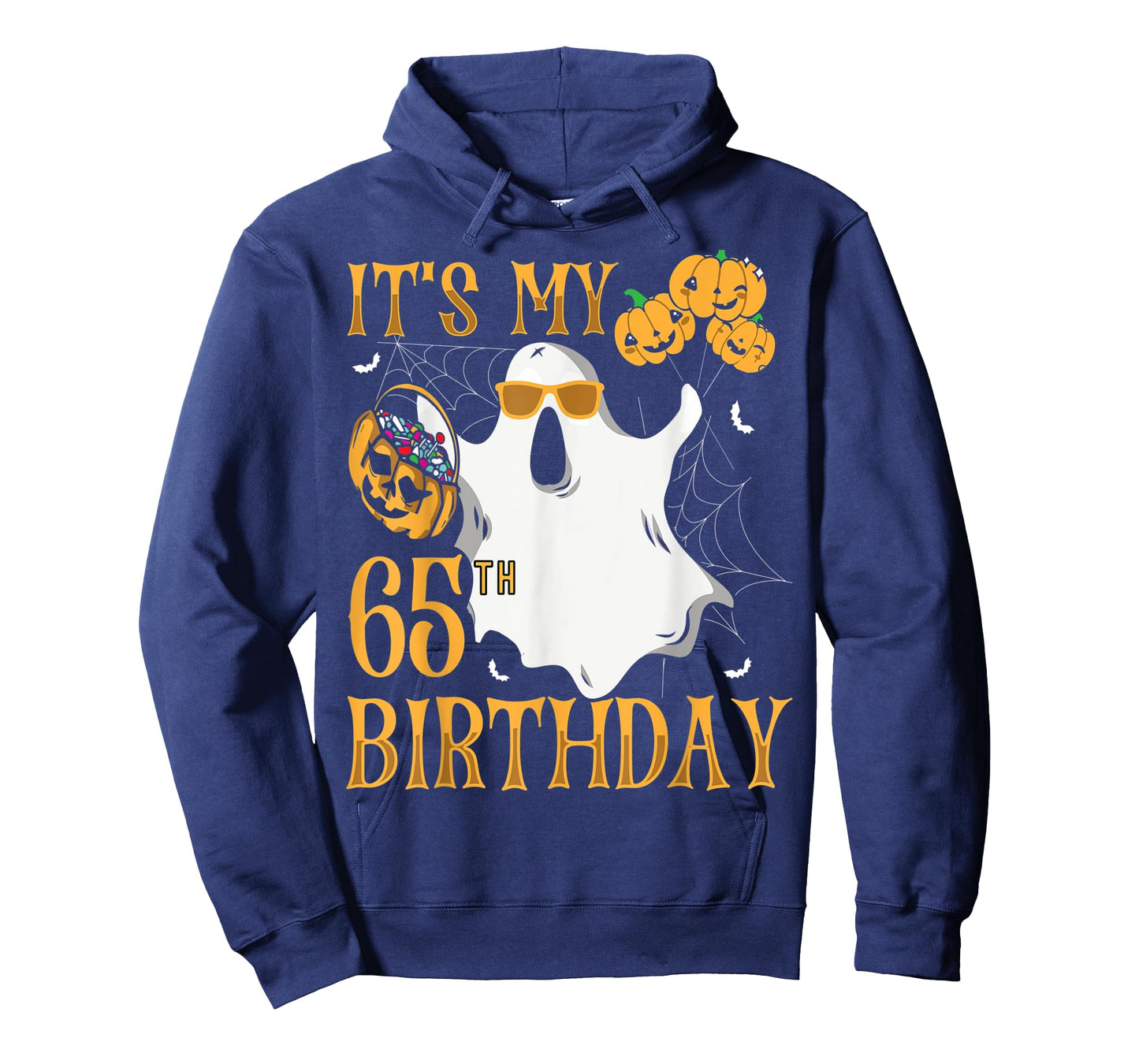 Happy Halloween It's My 65th Birthday Funny 65 Years Old T-Shirt