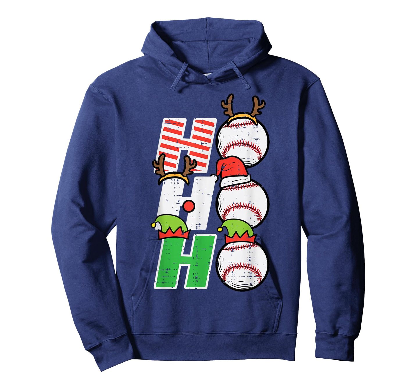 Christmas Baseball Ho Ho Ho Funny Xmas Sports Men Boys Kids T-Shirt